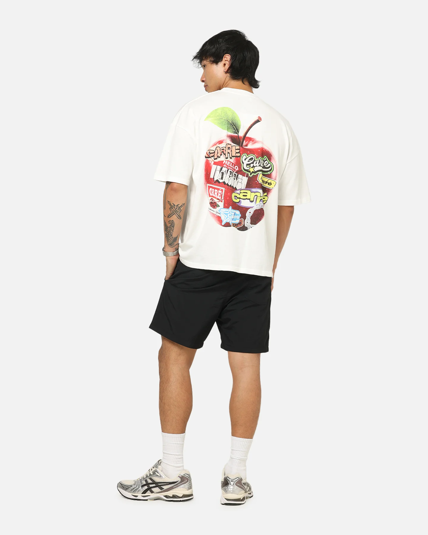 Carre Apple A Day T-Shirt Off White - Image 3