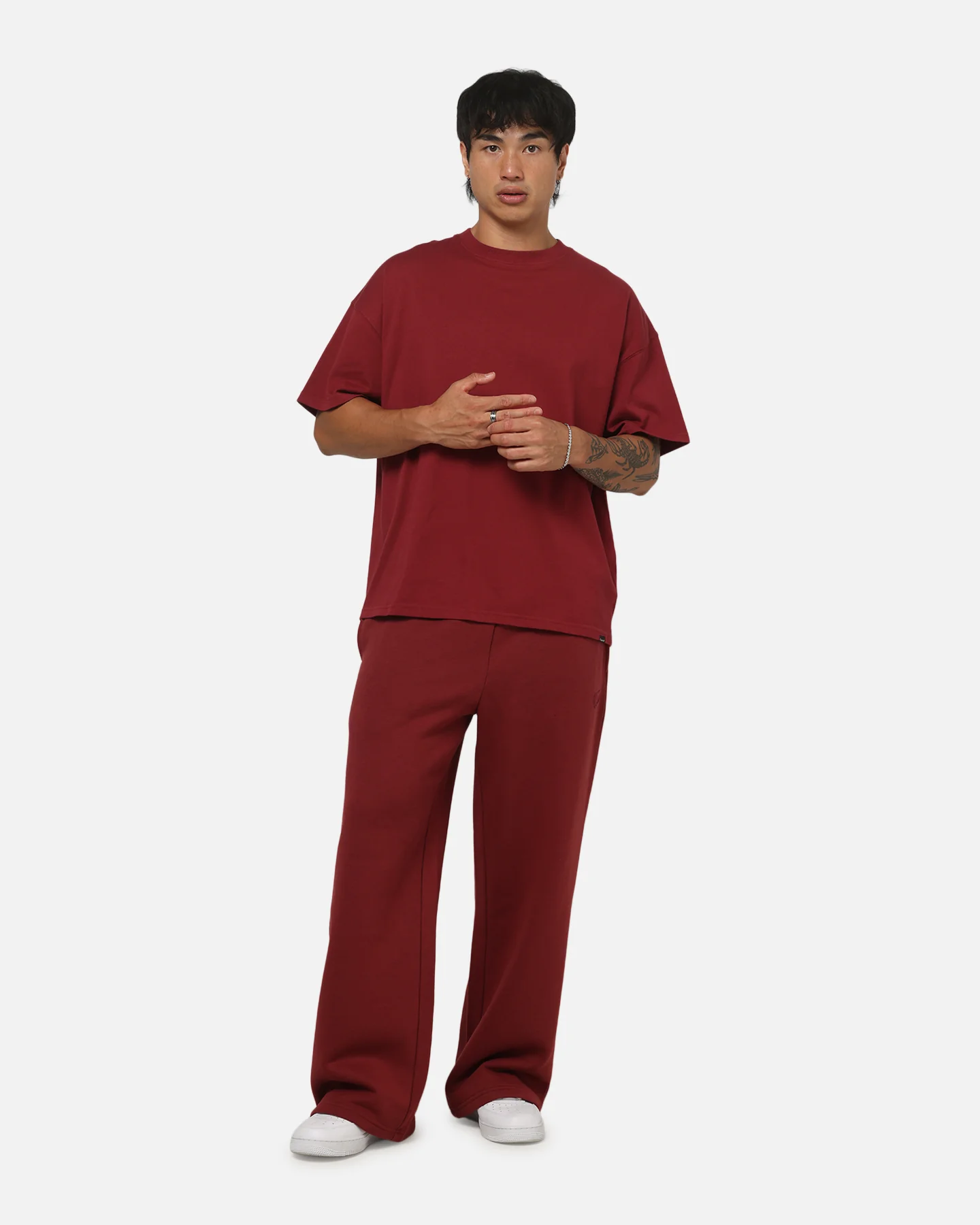 Carre Archive T-Shirt Burgundy - Image 3