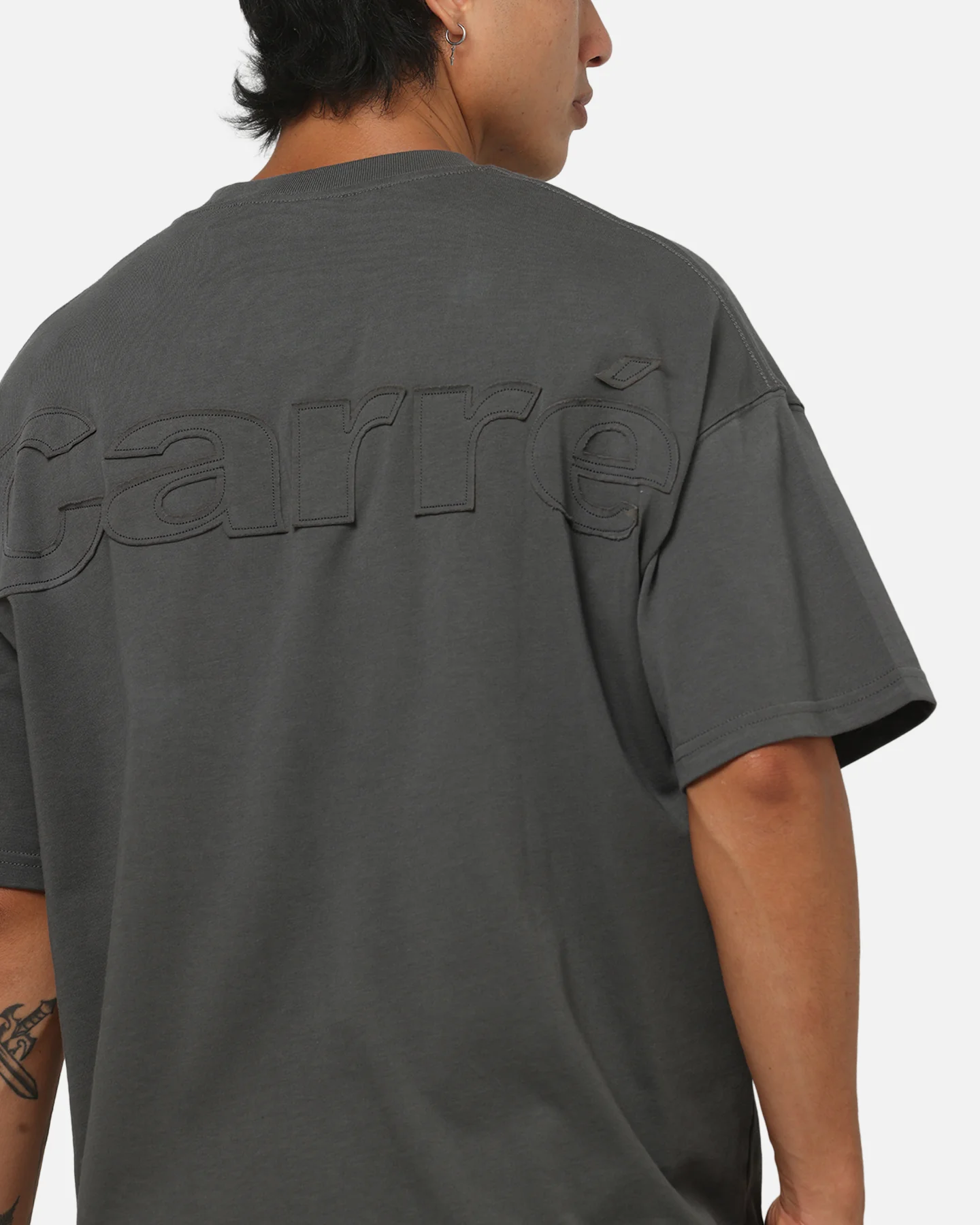 Carre Archive T-Shirt Charcoal - Image 8