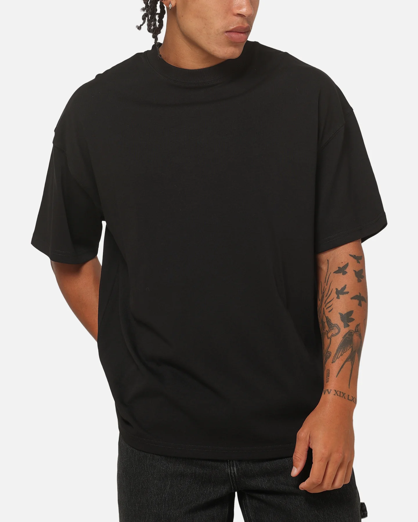 Carre Archive T-Shirt Solid Black - Image 5
