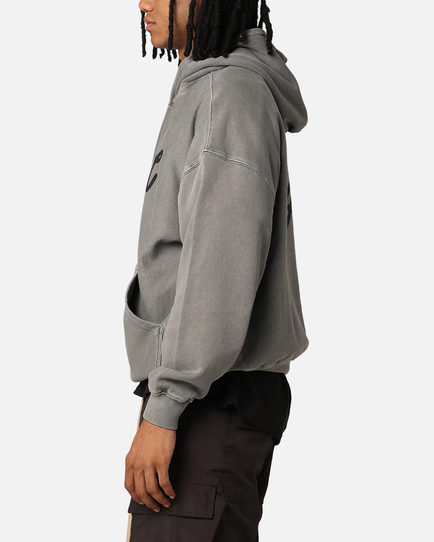 Carré Athletic Heritage Hoodie Washed Charcoal - Image 6