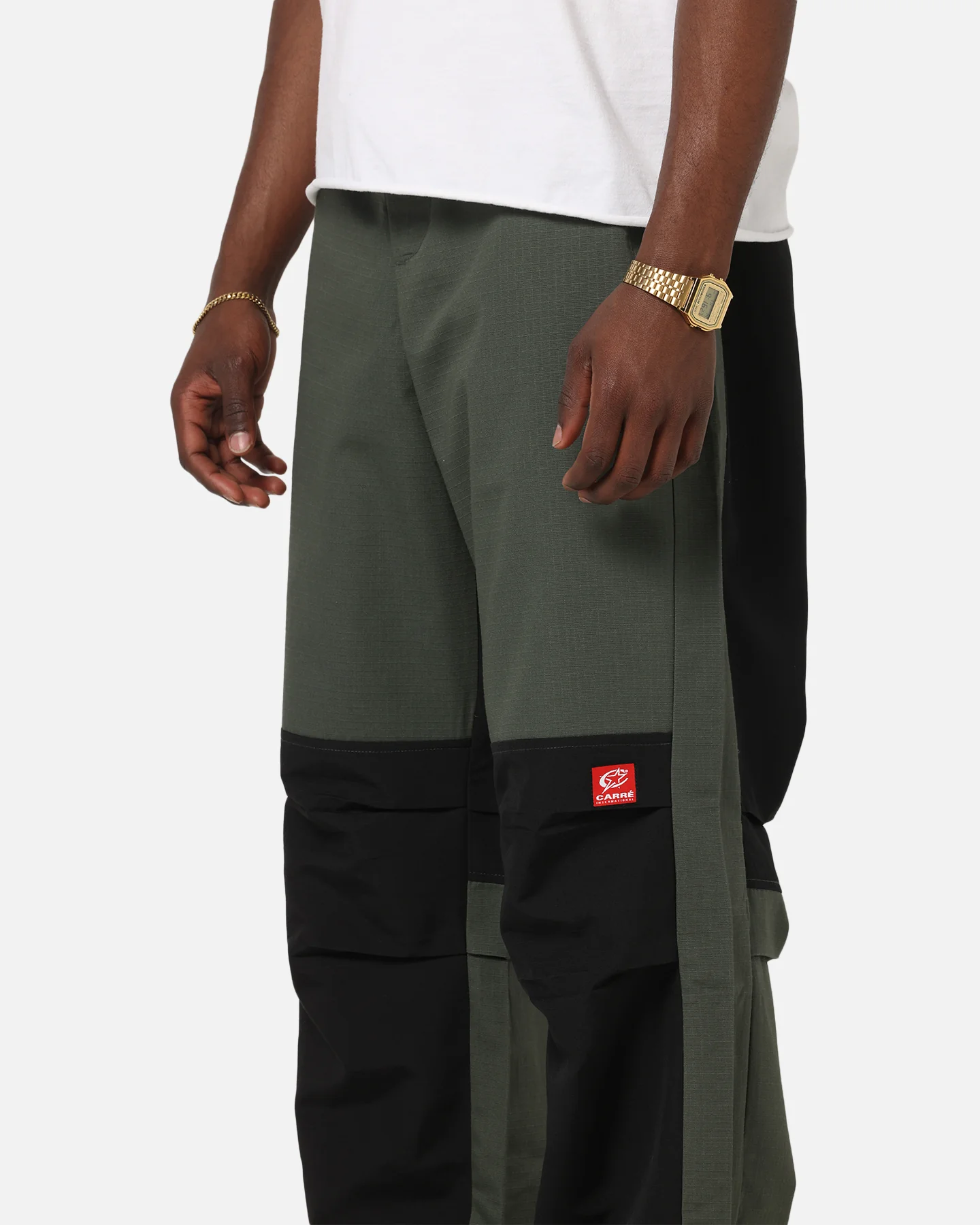 Carre Avalanche Baggy Pants Khaki/Black - Image 3
