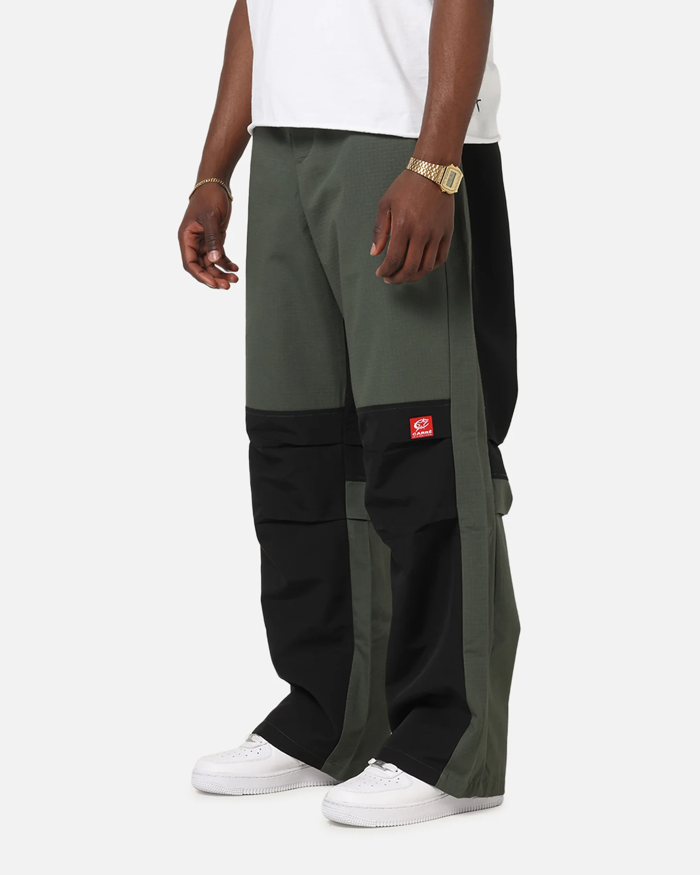 Carre Avalanche Baggy Pants Khaki/Black - Image 5