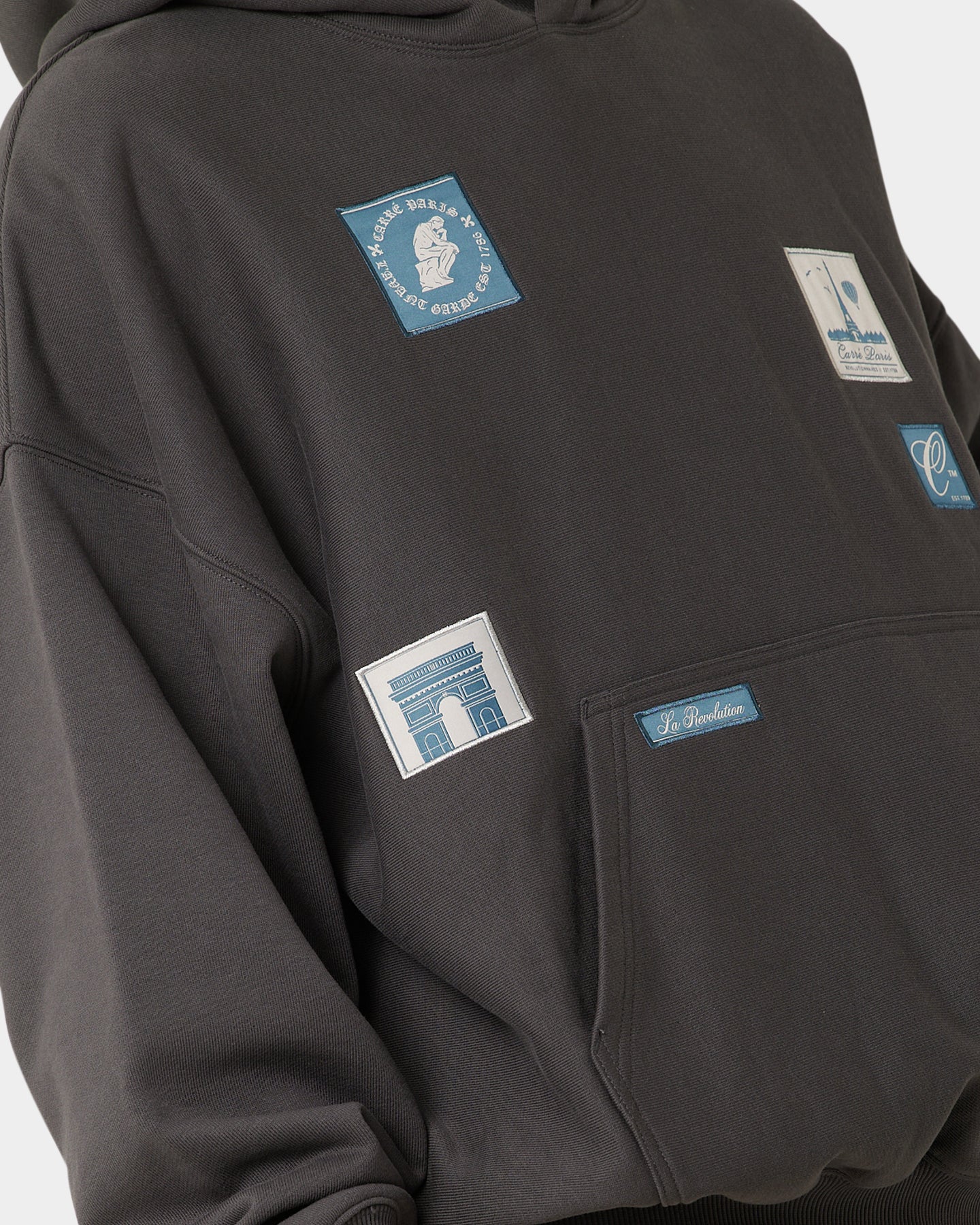 Carre Avant Oversized Hoodie Coal - Image 10