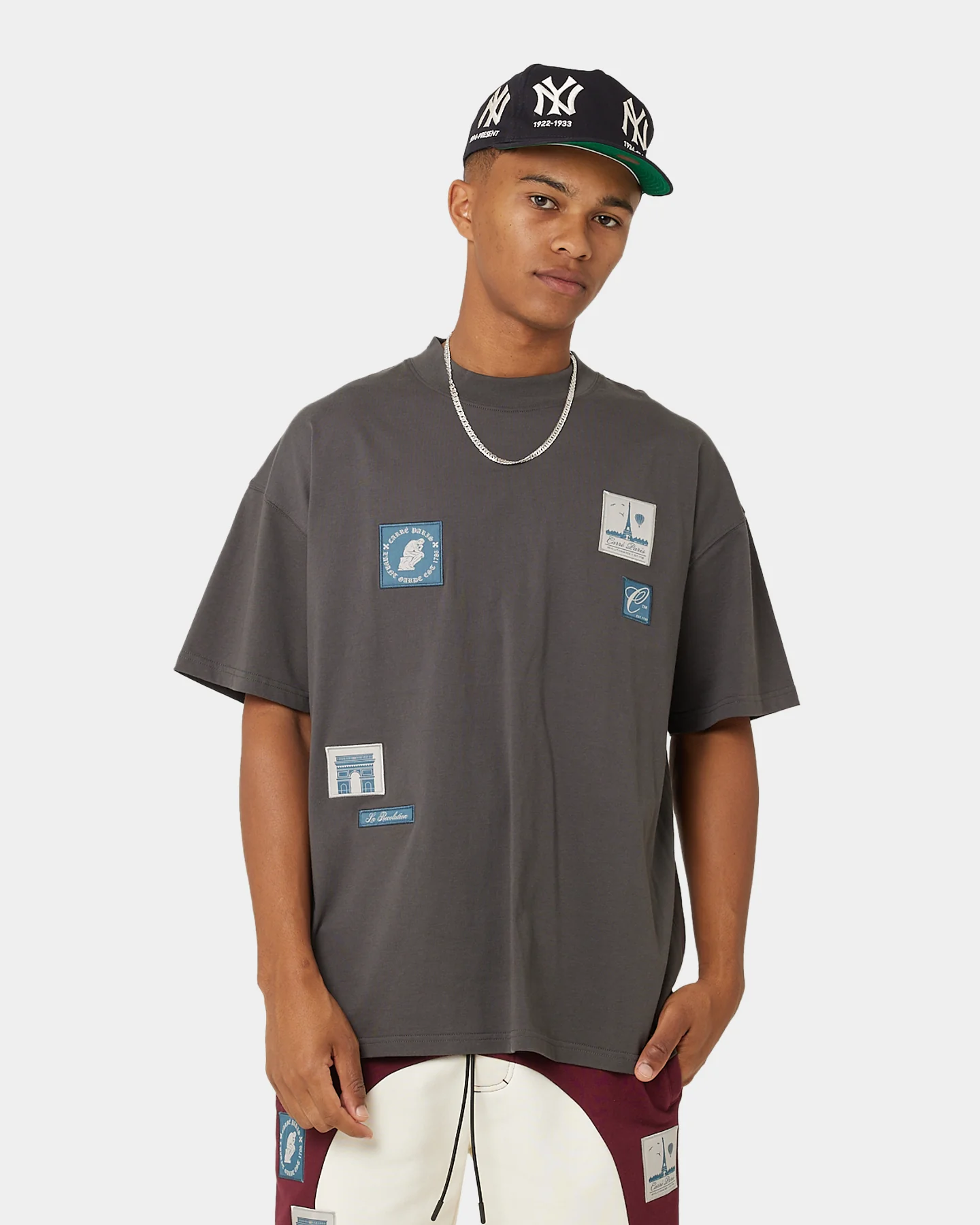 Carre Avant Oversized Short Sleeve T-Shirt Coal - Image 3