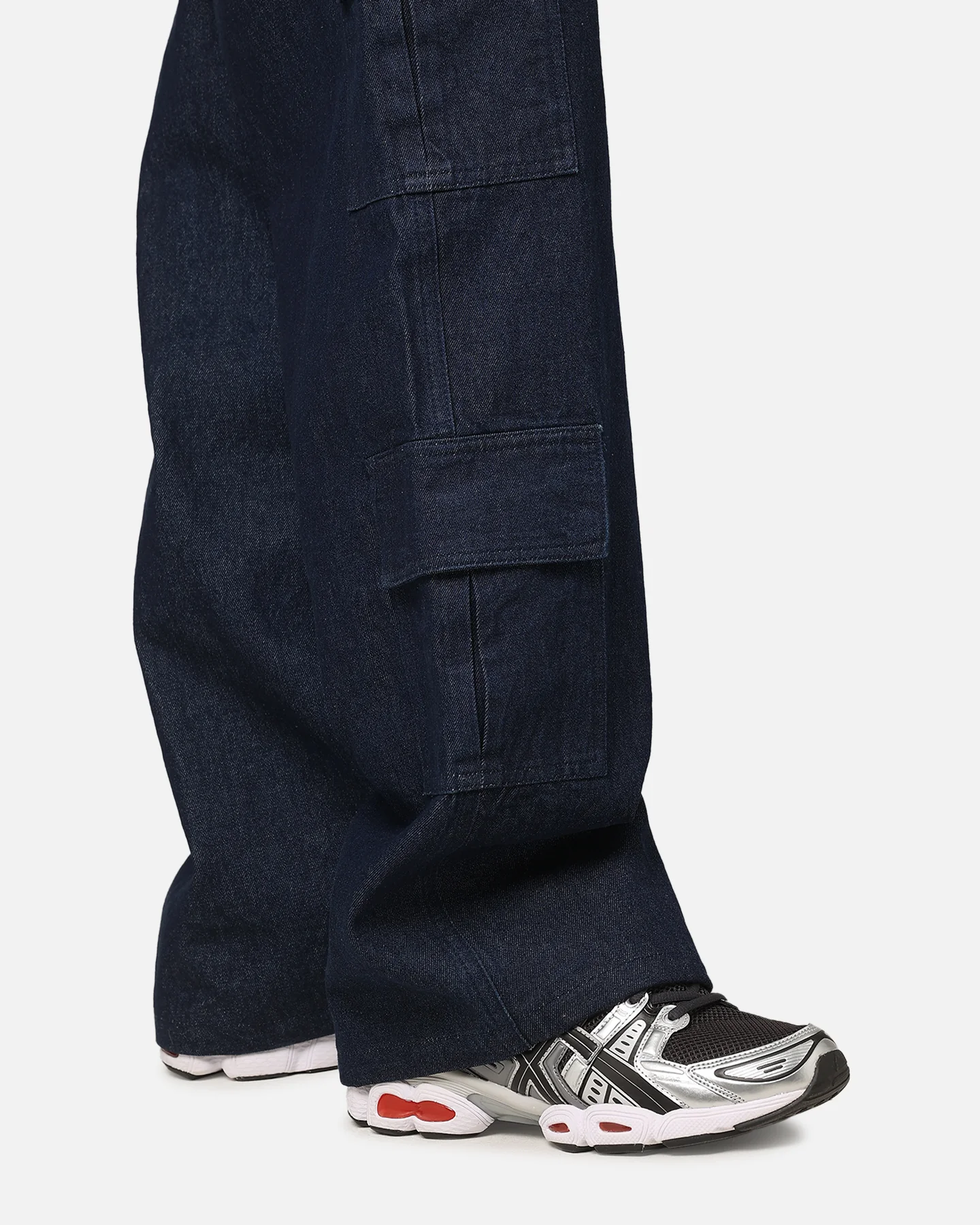 Carre Baggy Cargo Jeans Indigo Denim - Image 4