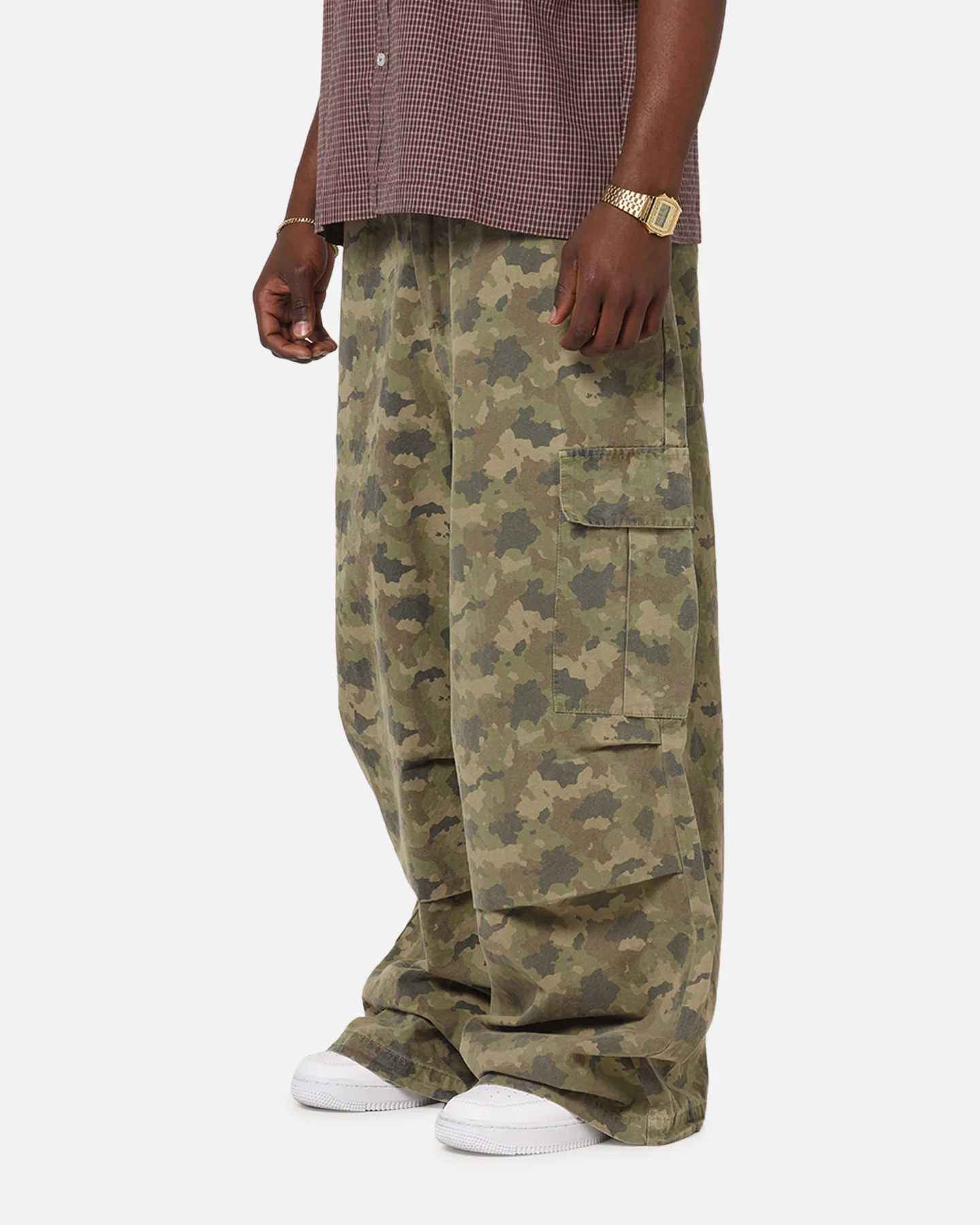 Carre Baggy Cargo Pants Camo - Image 6