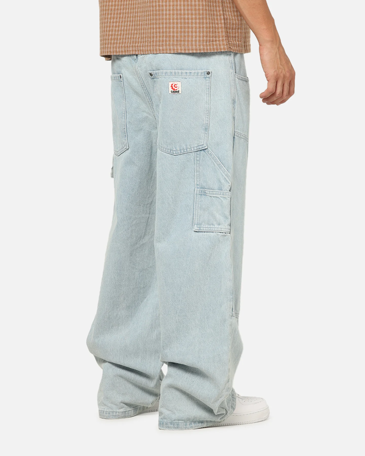 Carre Baggy Work Jeans Light Blue Wash - Image 6