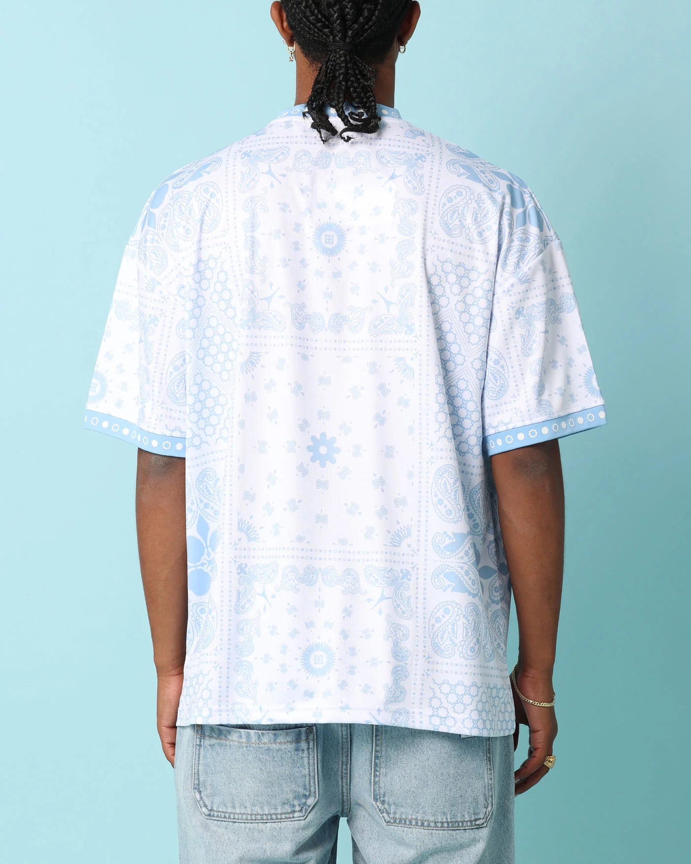 Carré Bandana Football Jersey White - Image 3