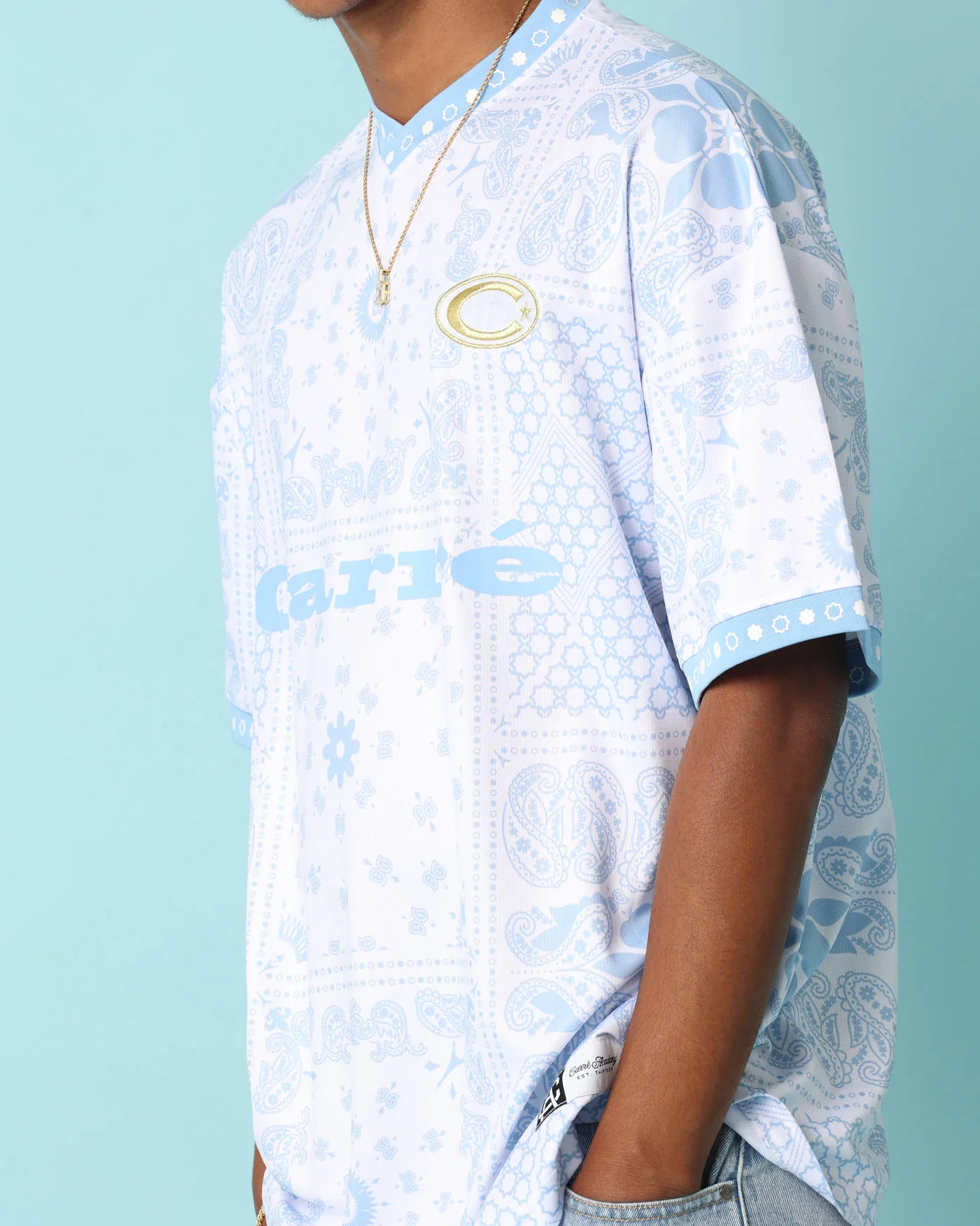Carré Bandana Football Jersey White - Image 6