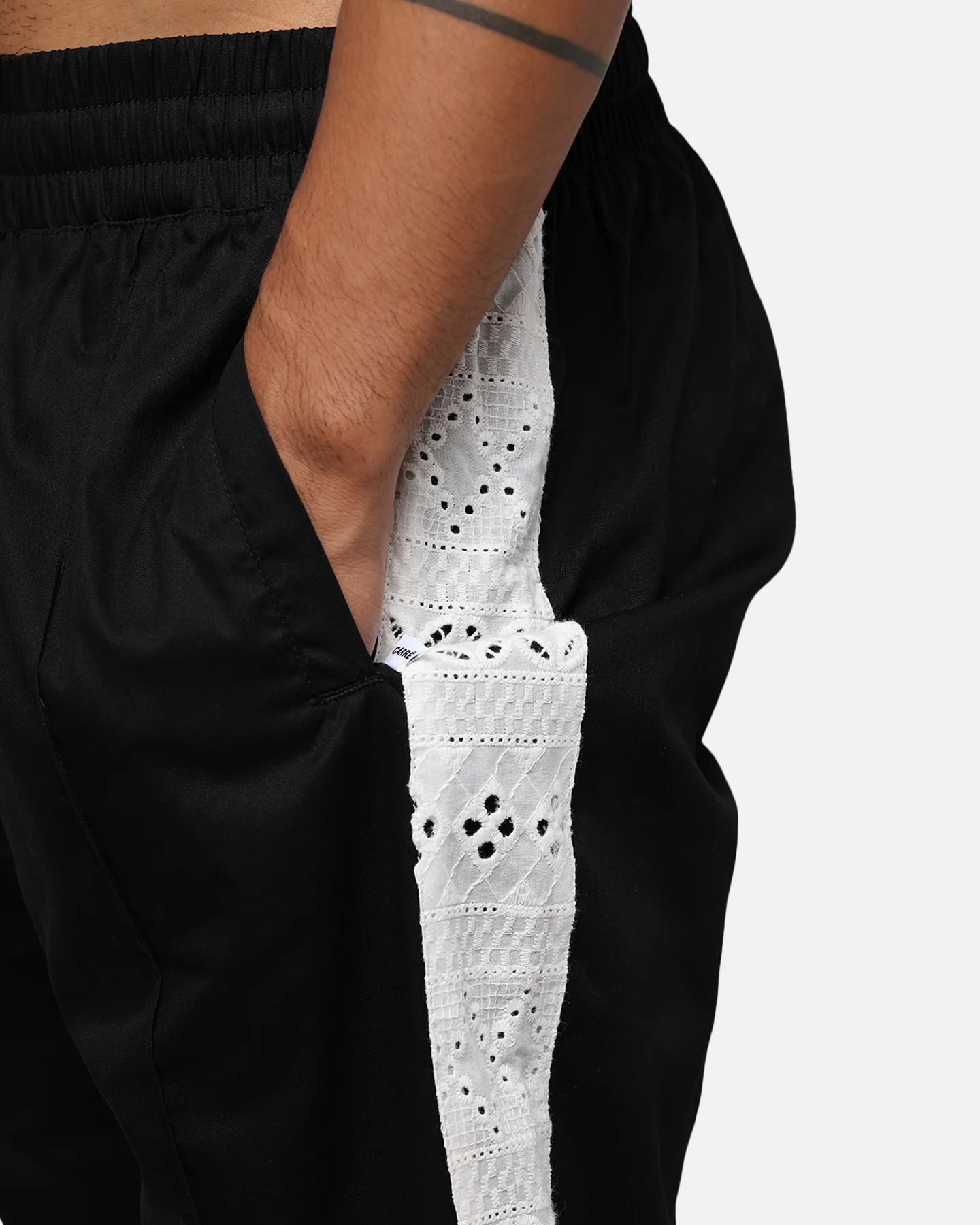 Carré Bandana Lace Pants Black - Image 8