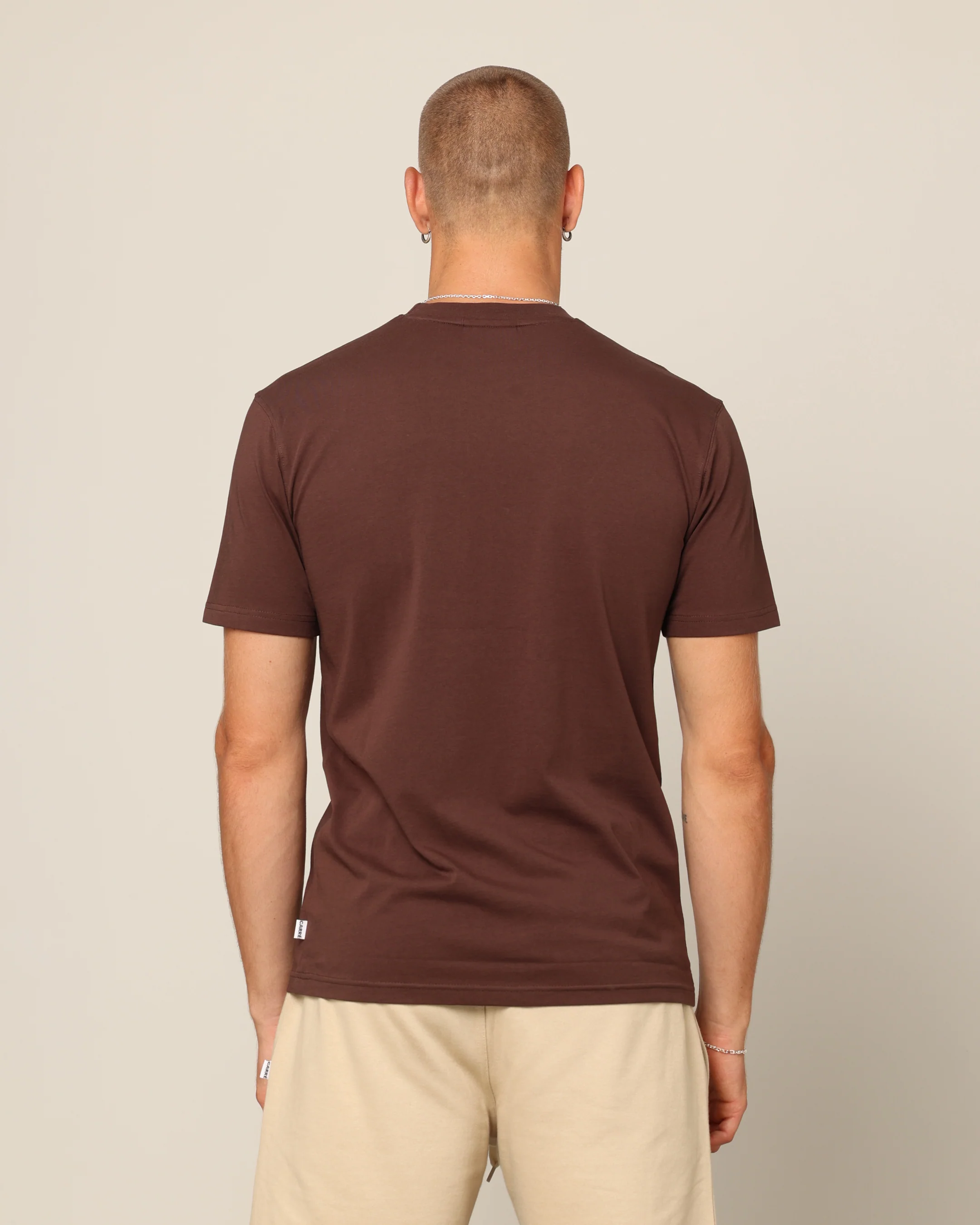 Carré Blanc Form T-Shirt Brown - Image 4