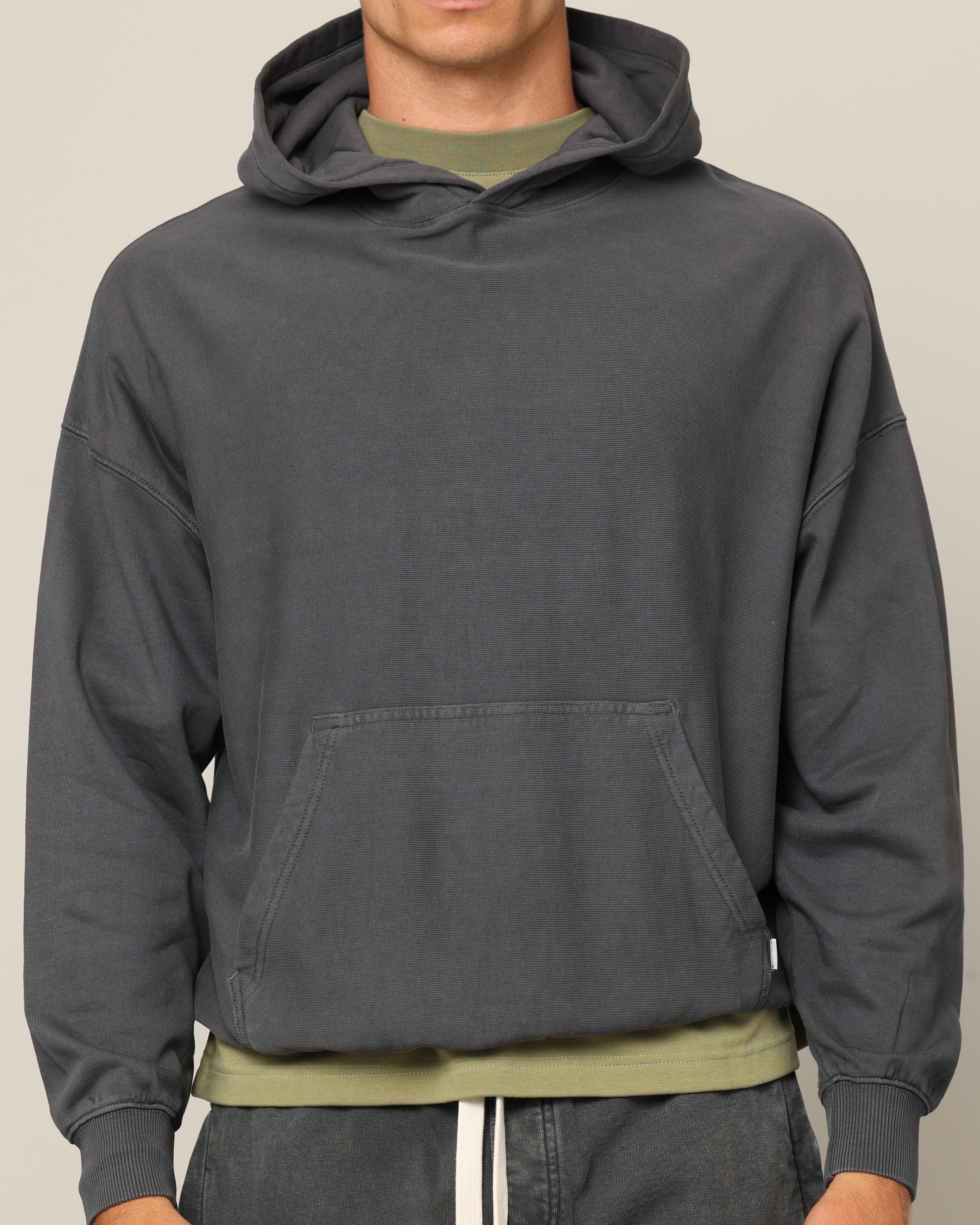 Carré Blanc Oversized Hoodie Vintage Grey - Image 3