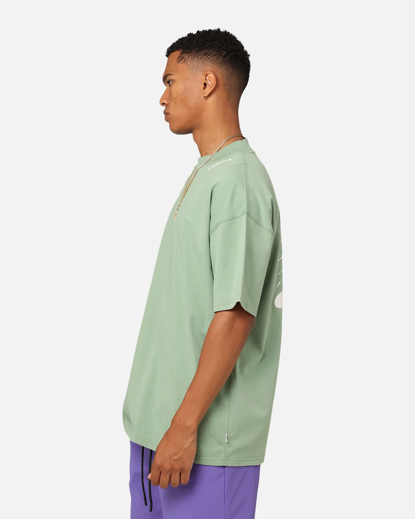 Carre Blast Oversized T-Shirt Green - Image 7