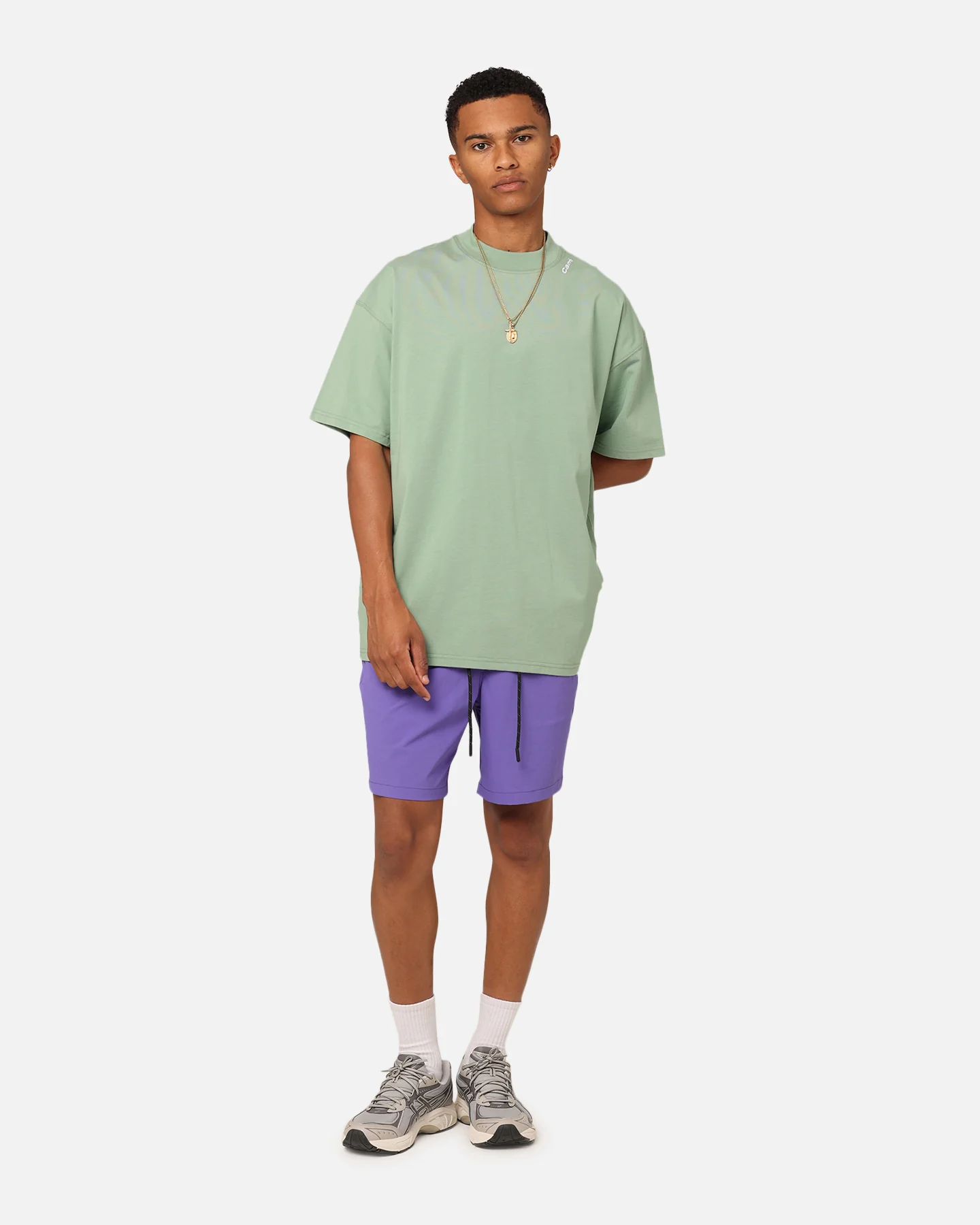 Carre Blast Oversized T-Shirt Green - Image 8