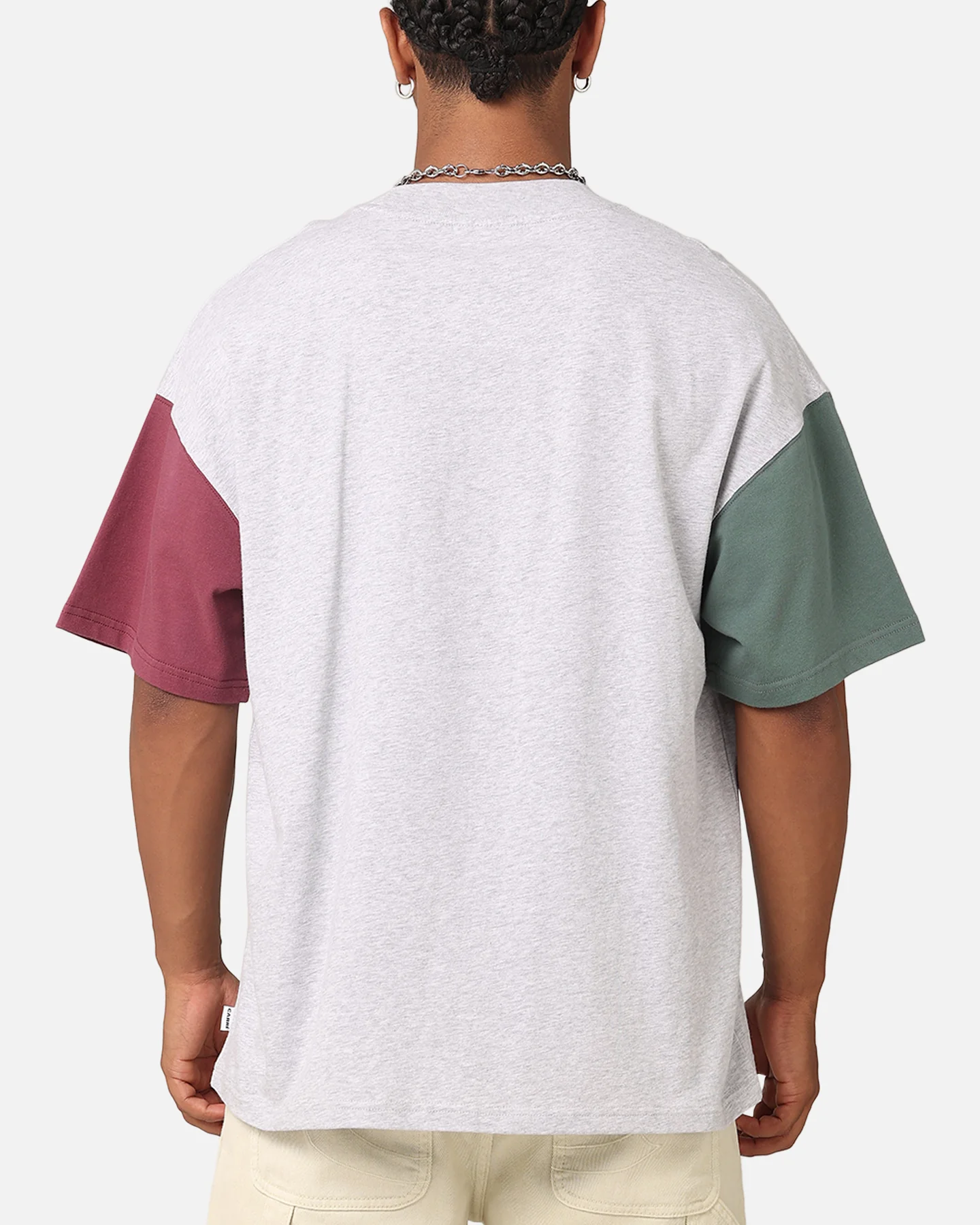 Carre Block Oversized T-Shirt Multi - Image 3