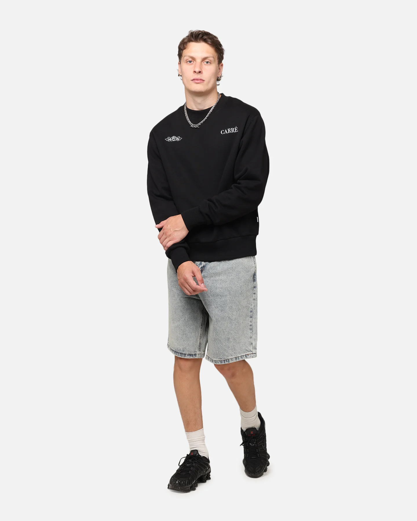 Carre Bloom Crewneck Black - Image 4