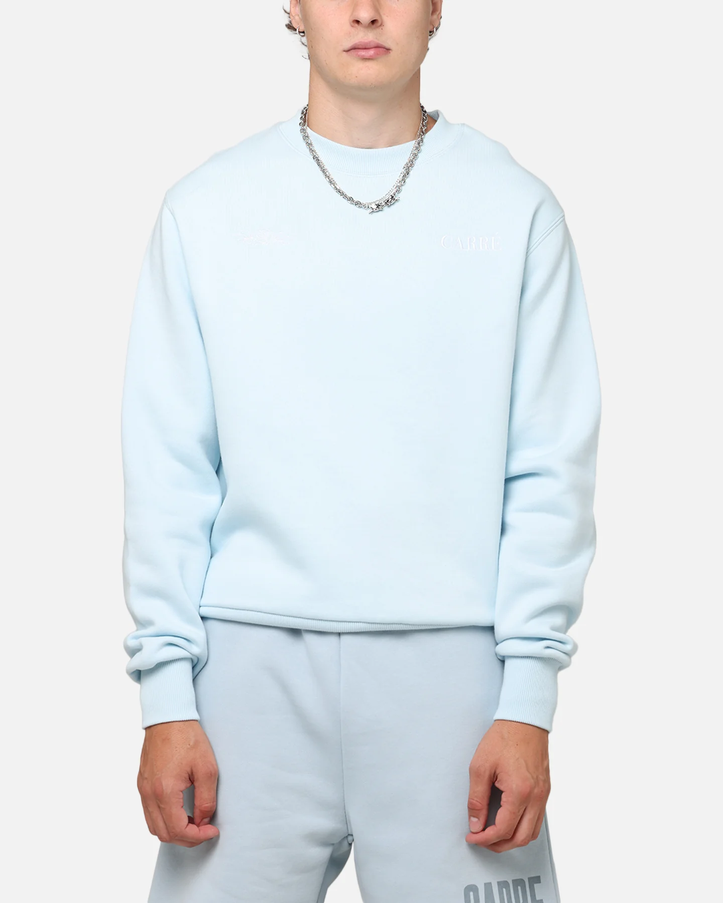 Carre Bloom Crewneck Light Blue - Image 2