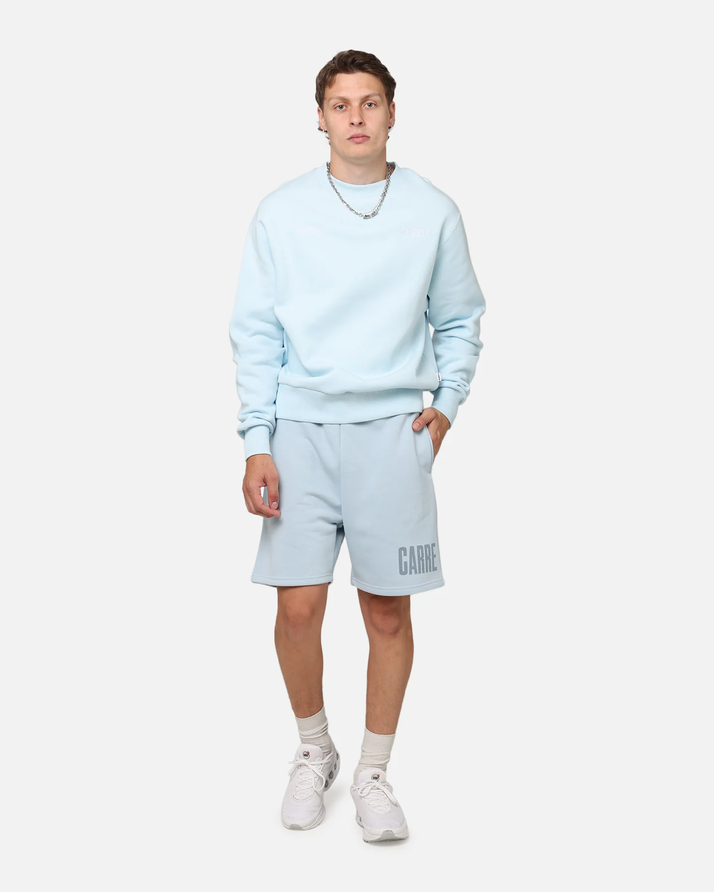 Carre Bloom Crewneck Light Blue - Image 3