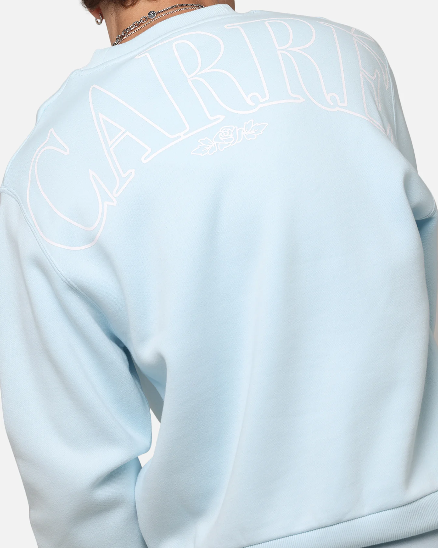 Carre Bloom Crewneck Light Blue - Image 7