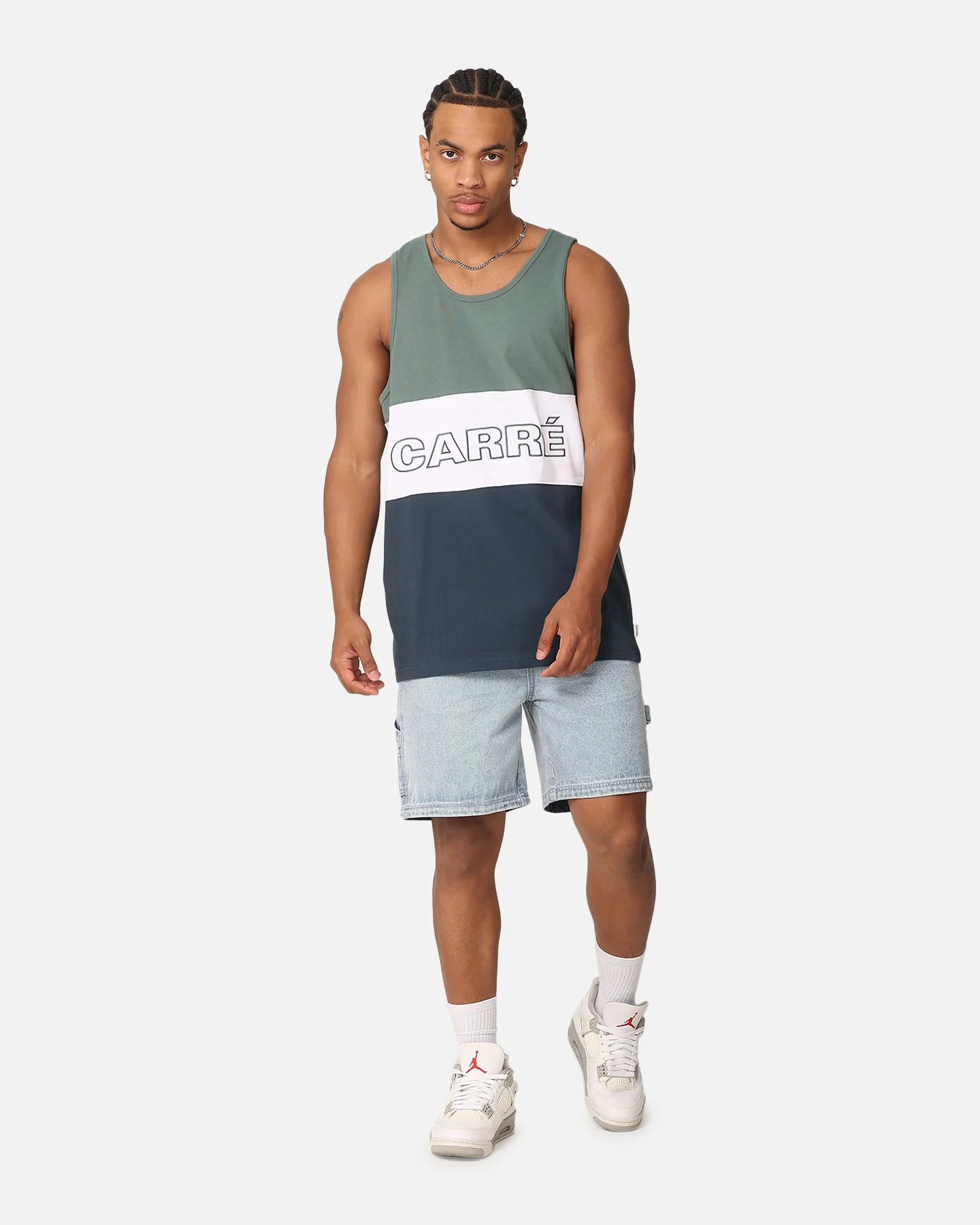 Carre Boost Panel Singlet Forest Green - Image 2
