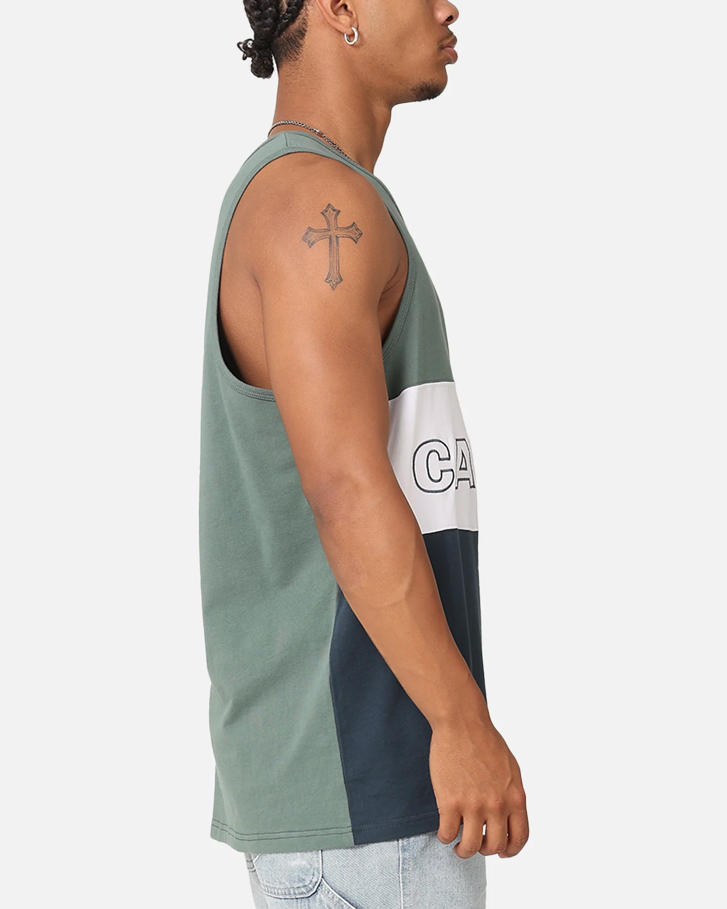 Carre Boost Panel Singlet Forest Green - Image 4