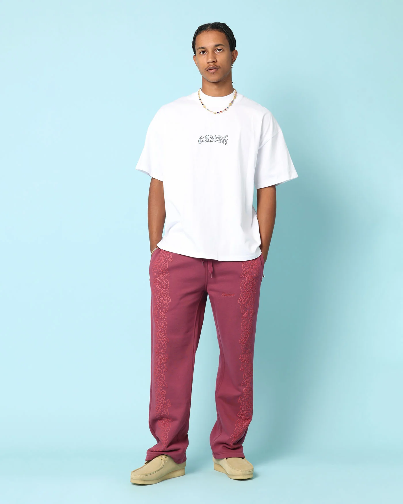 Carré Botanical Oversized Sweatpants Port - Image 2
