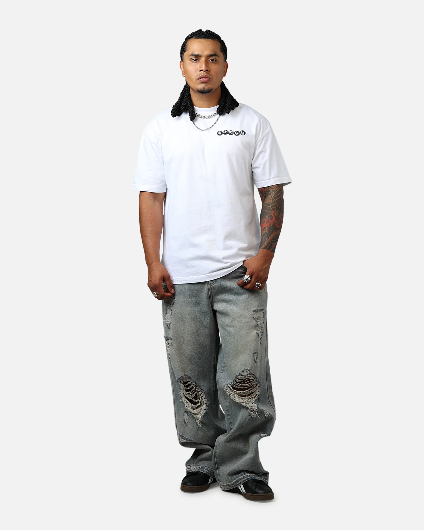 Carre Break T-Shirt White - Image 3
