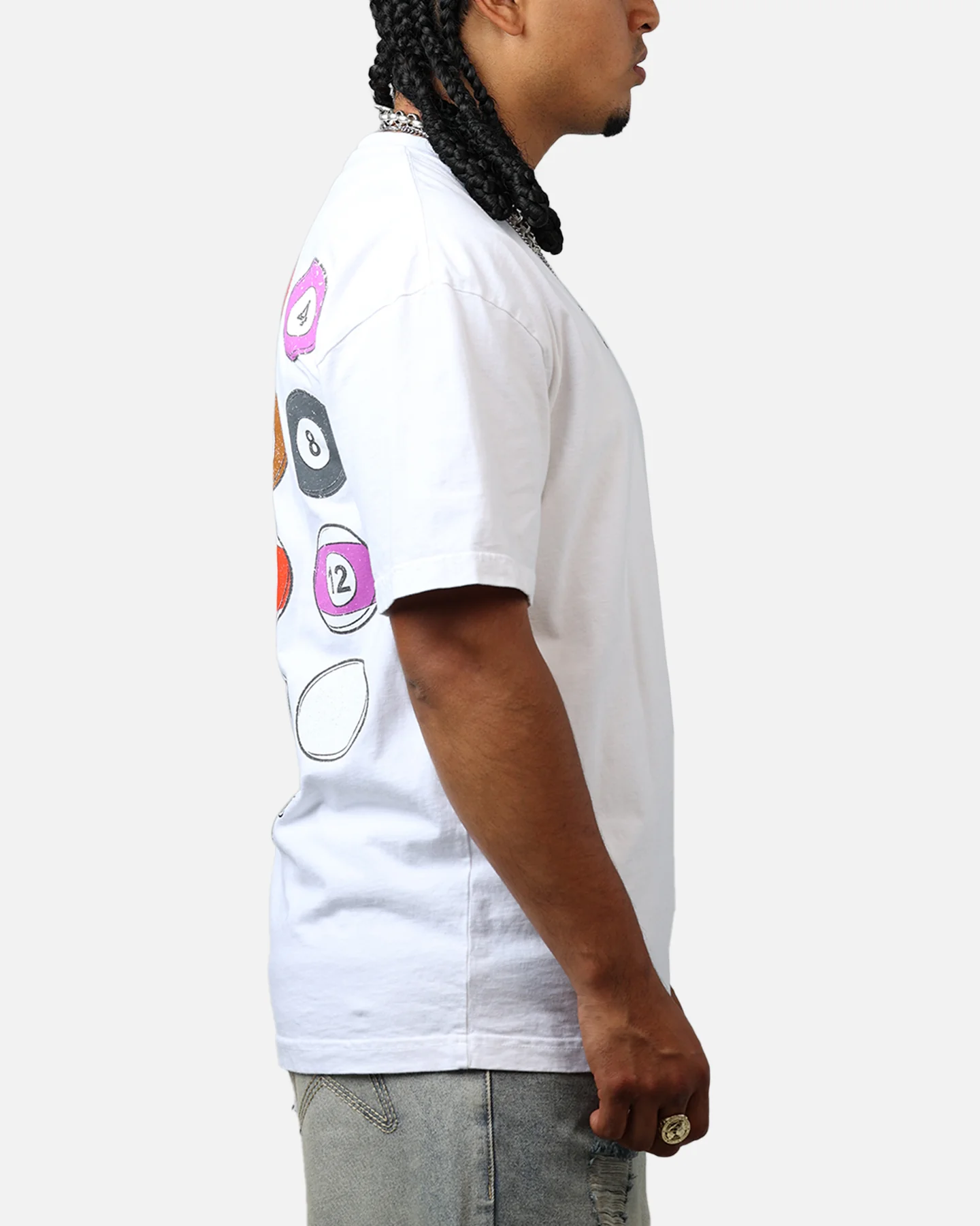 Carre Break T-Shirt White - Image 4