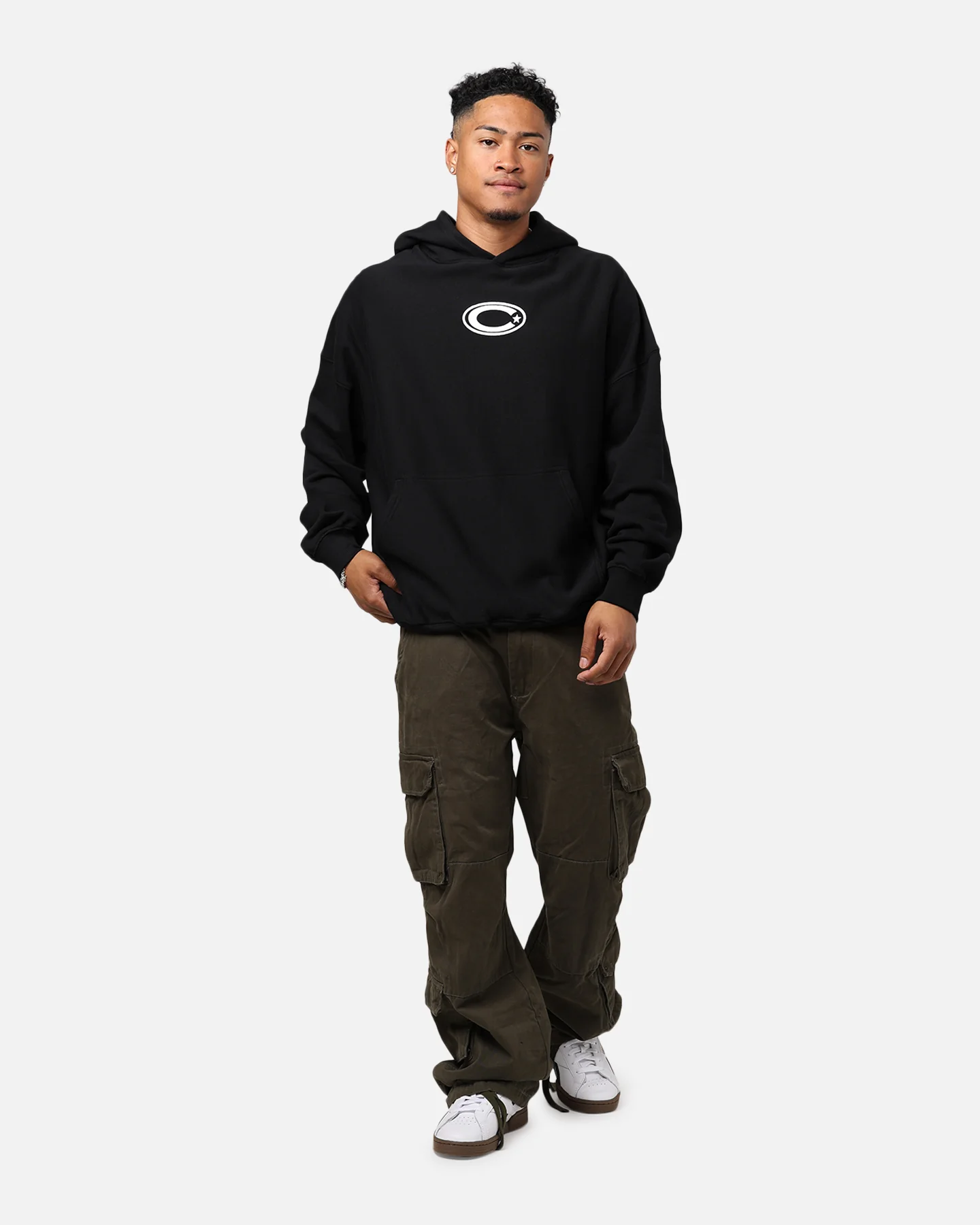 Carre C-Star Oversized Hoodie Black - Image 3