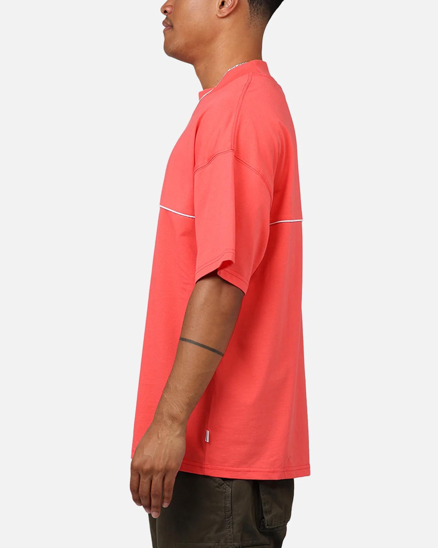 Carre C-Star Pipe Oversized T-Shirt Red - Image 5