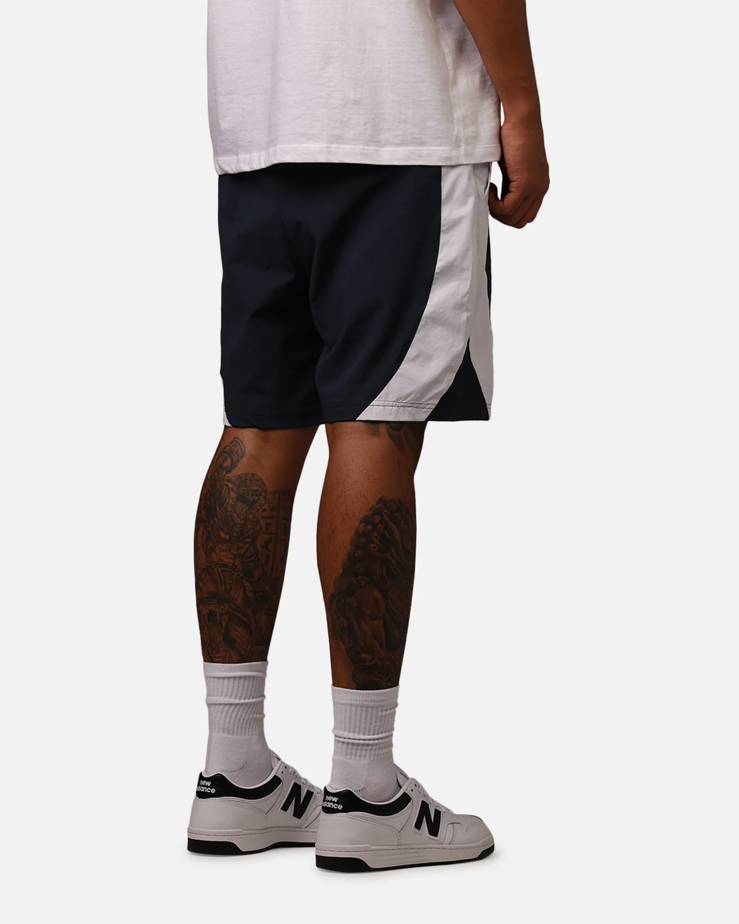 Carre C-Star Warm Up Shorts Navy/White - Image 3