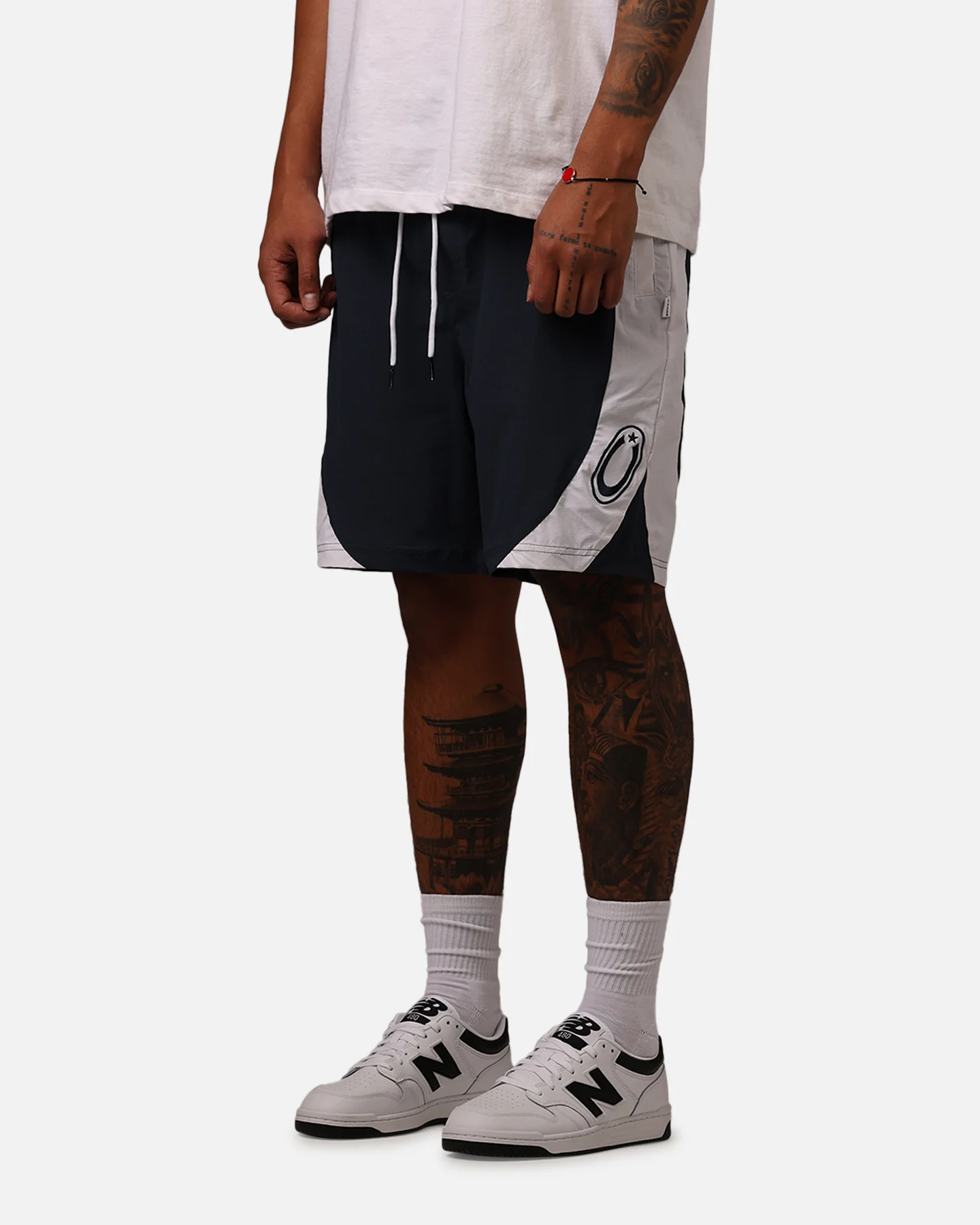 Carre C-Star Warm Up Shorts Navy/White - Image 4