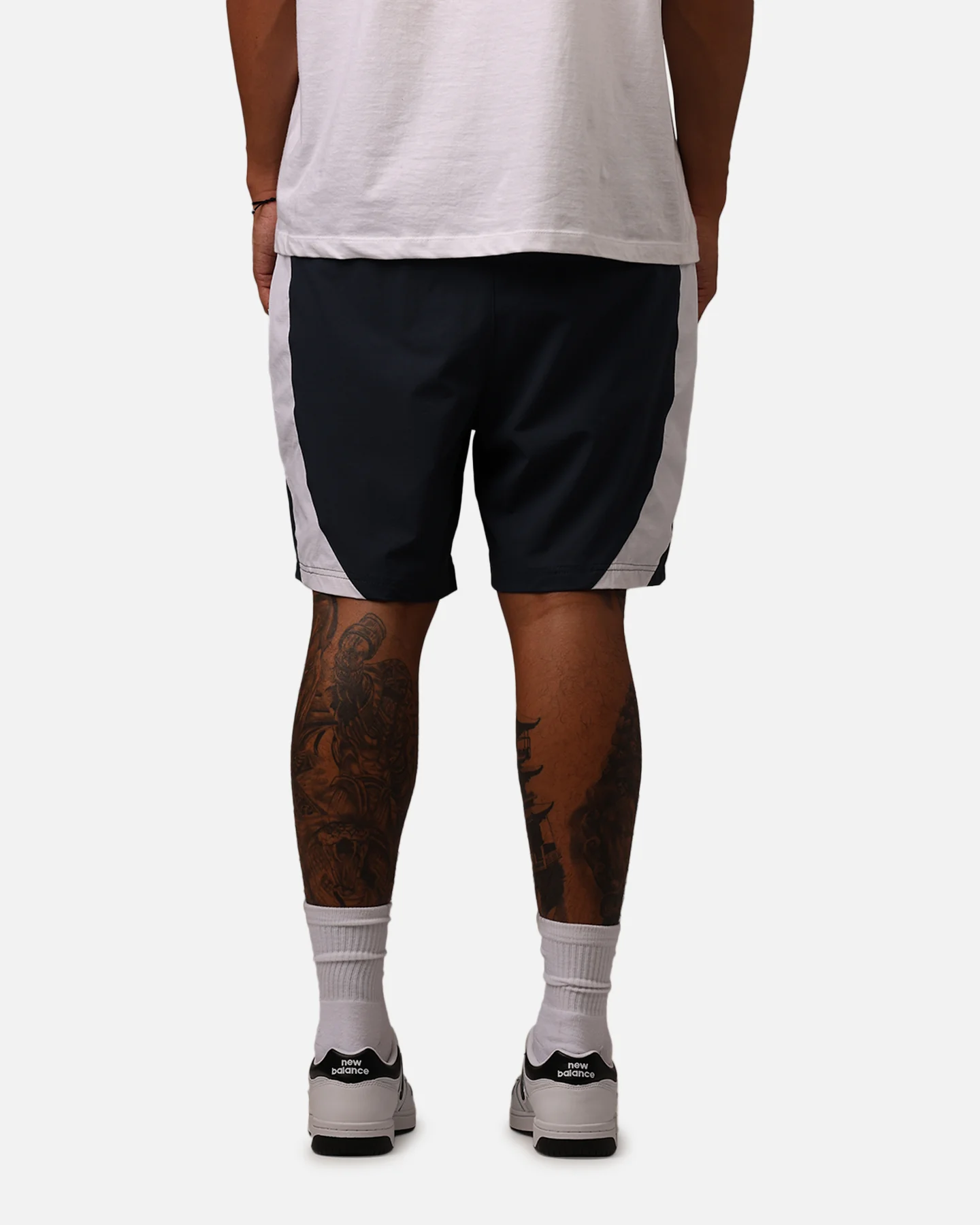 Carre C-Star Warm Up Shorts Navy/White - Image 5