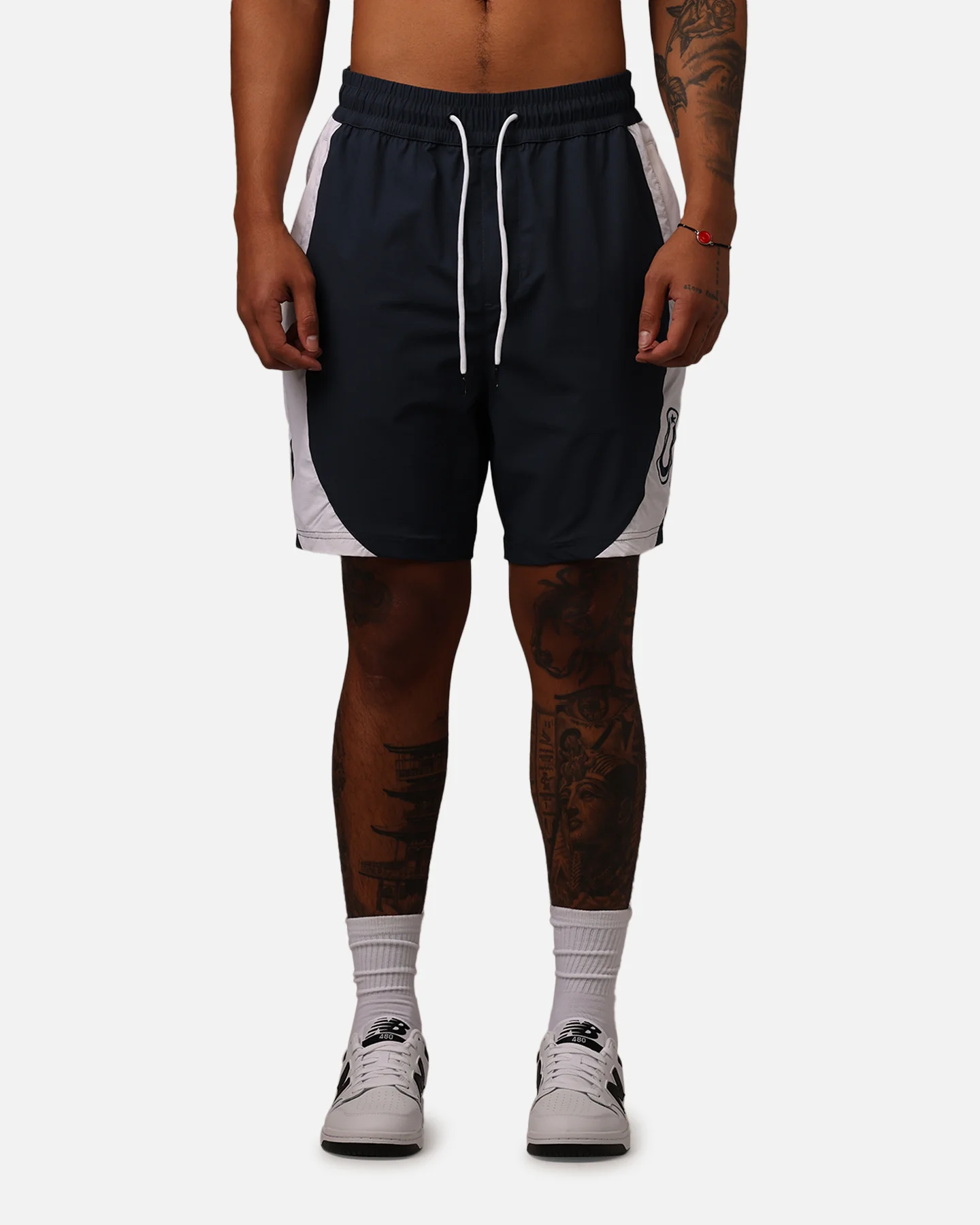 Carre C-Star Warm Up Shorts Navy/White - Image 6