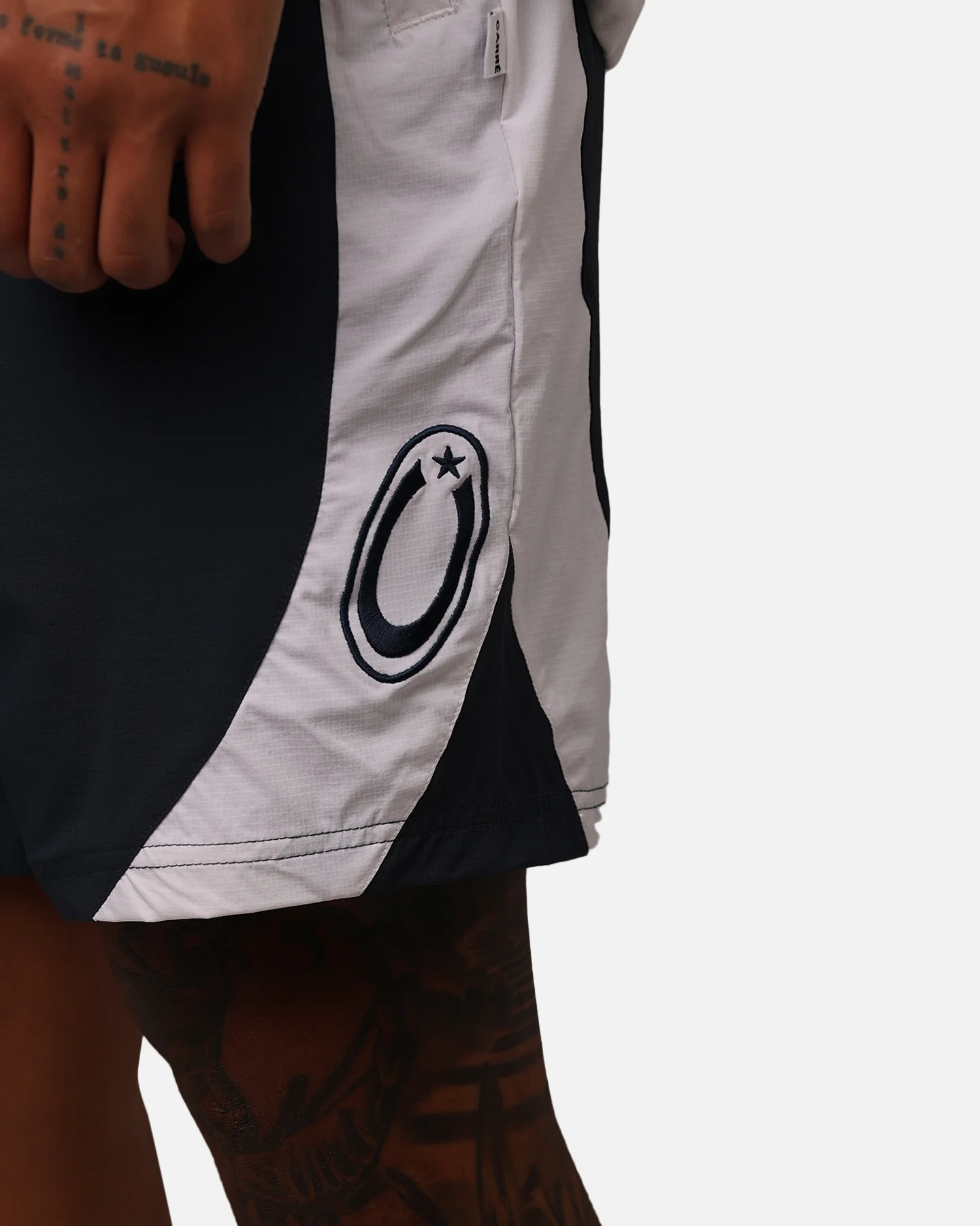 Carre C-Star Warm Up Shorts Navy/White - Image 7