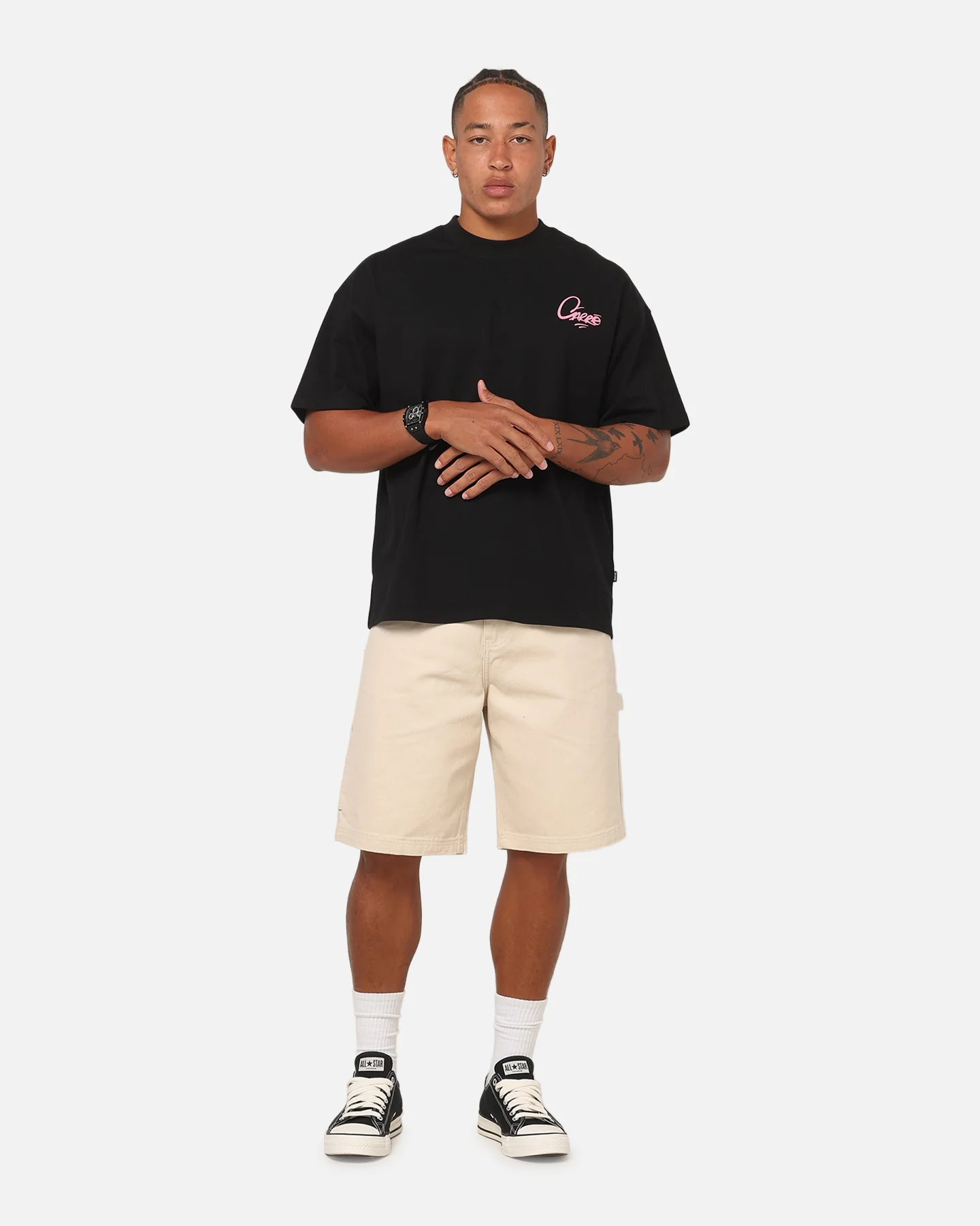 Carre Carpenter Jorts Ecru - Image 2