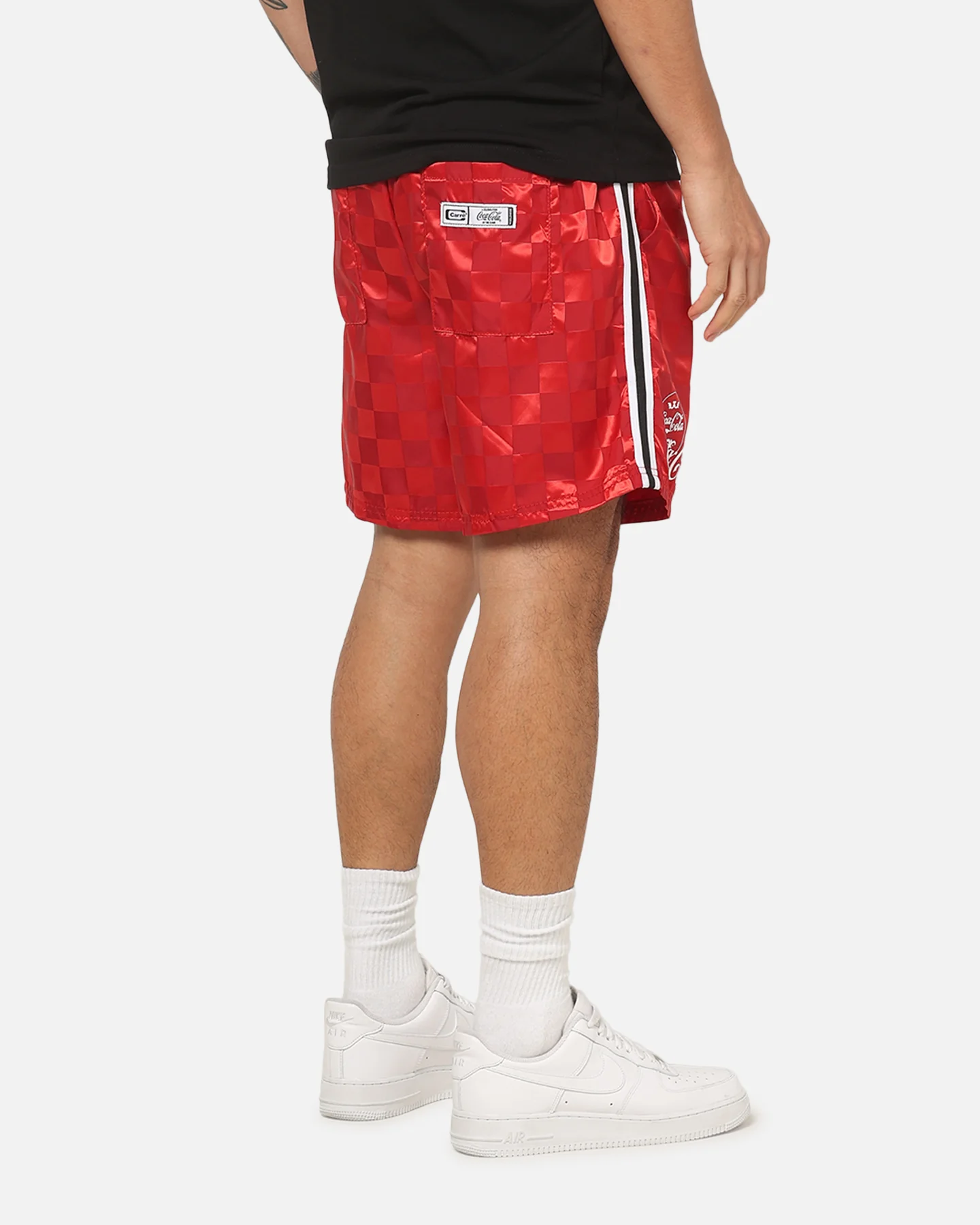 Carre Carré X Coca Cola Legacy Checker Shorts Red - Image 6