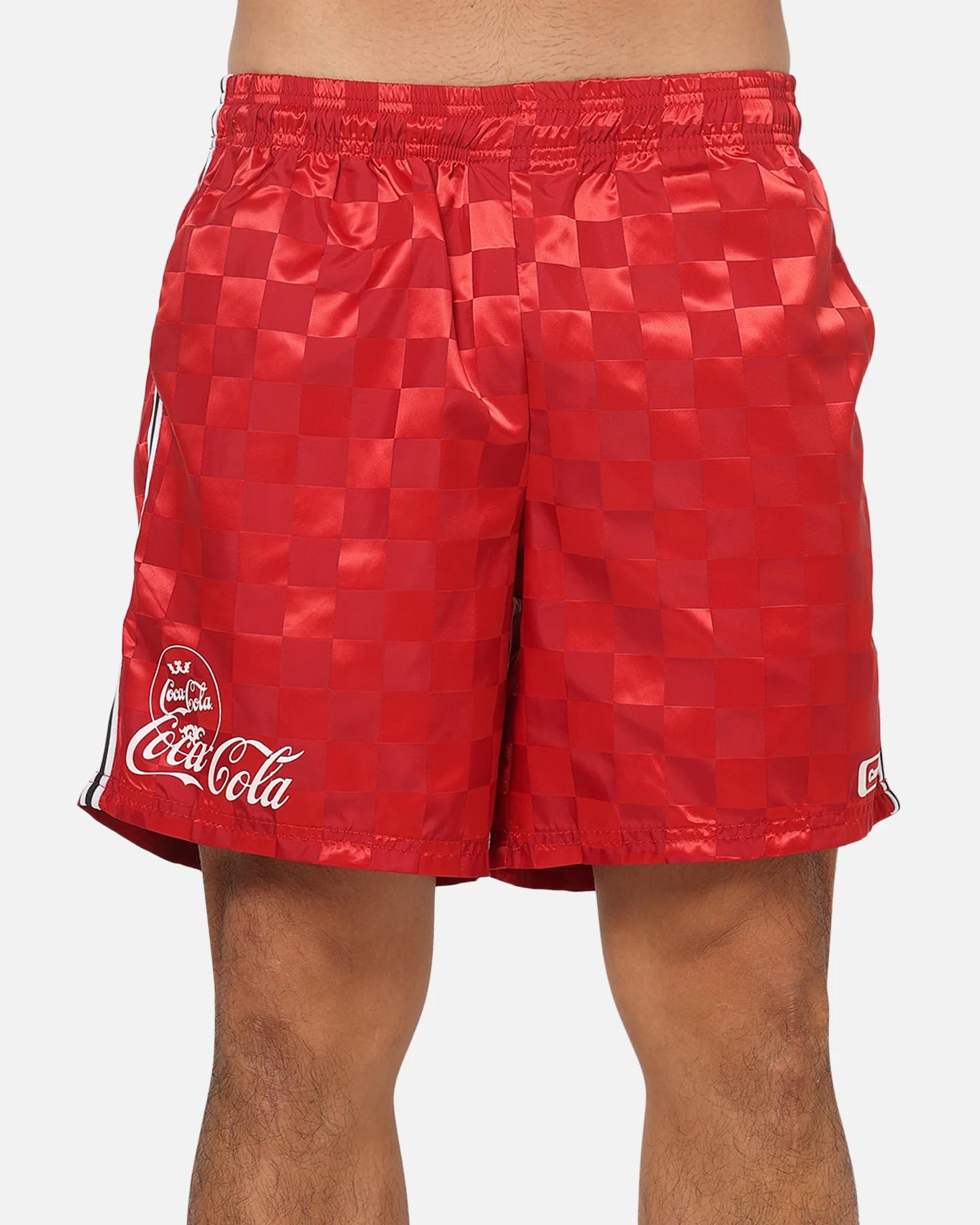 Carre Carré X Coca Cola Legacy Checker Shorts Red - Image 8