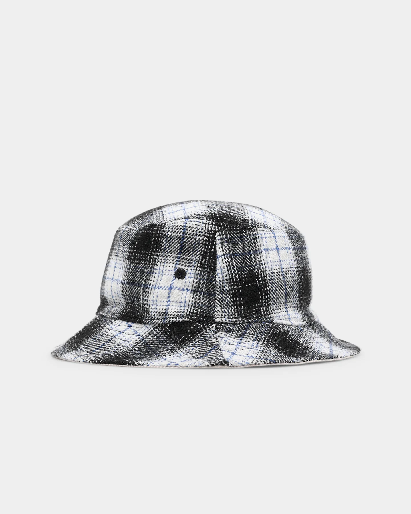 Carre Chat Bucket Hat Black Plaid - Image 4