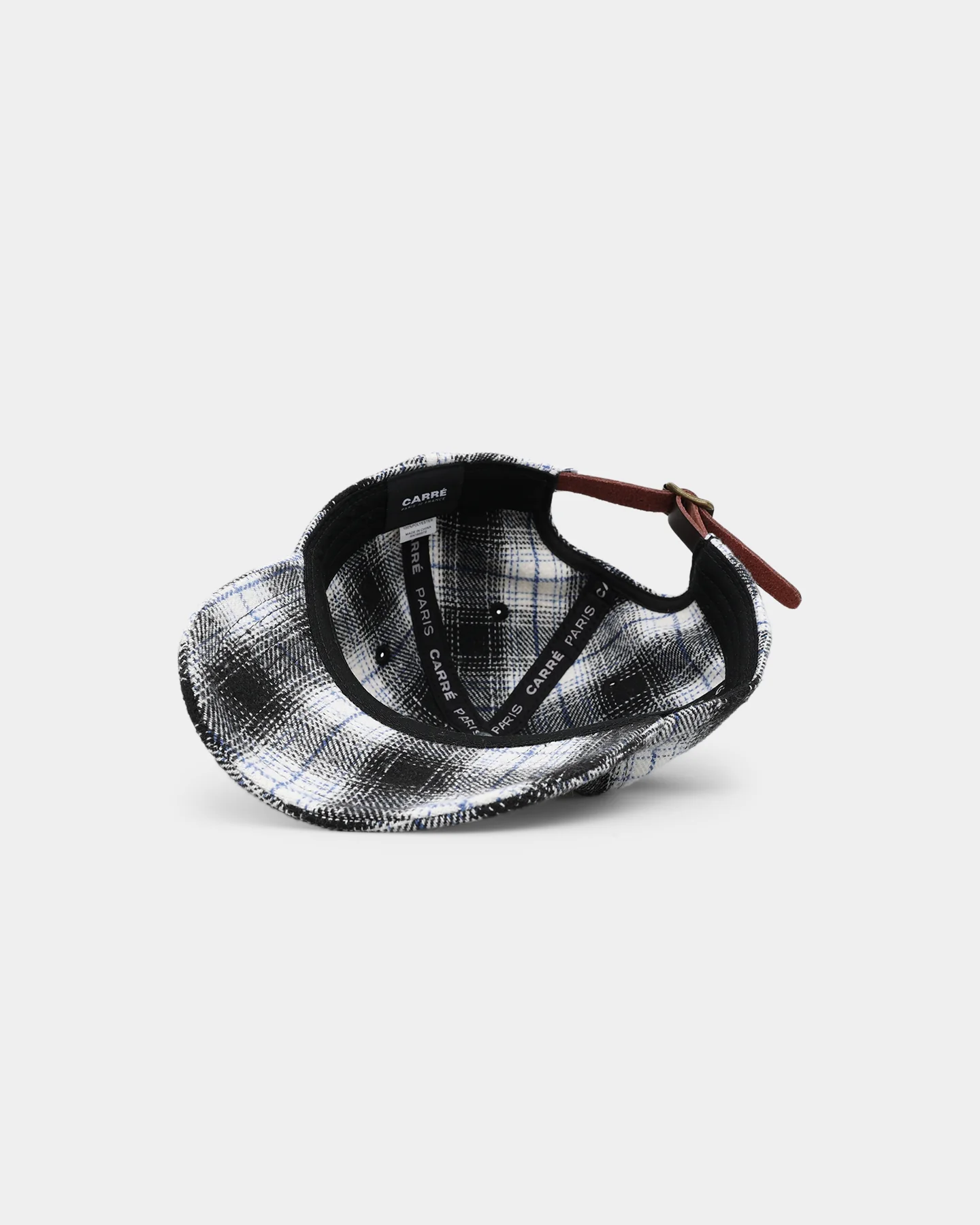 Carre Chat Cap Black Plaid - Image 6