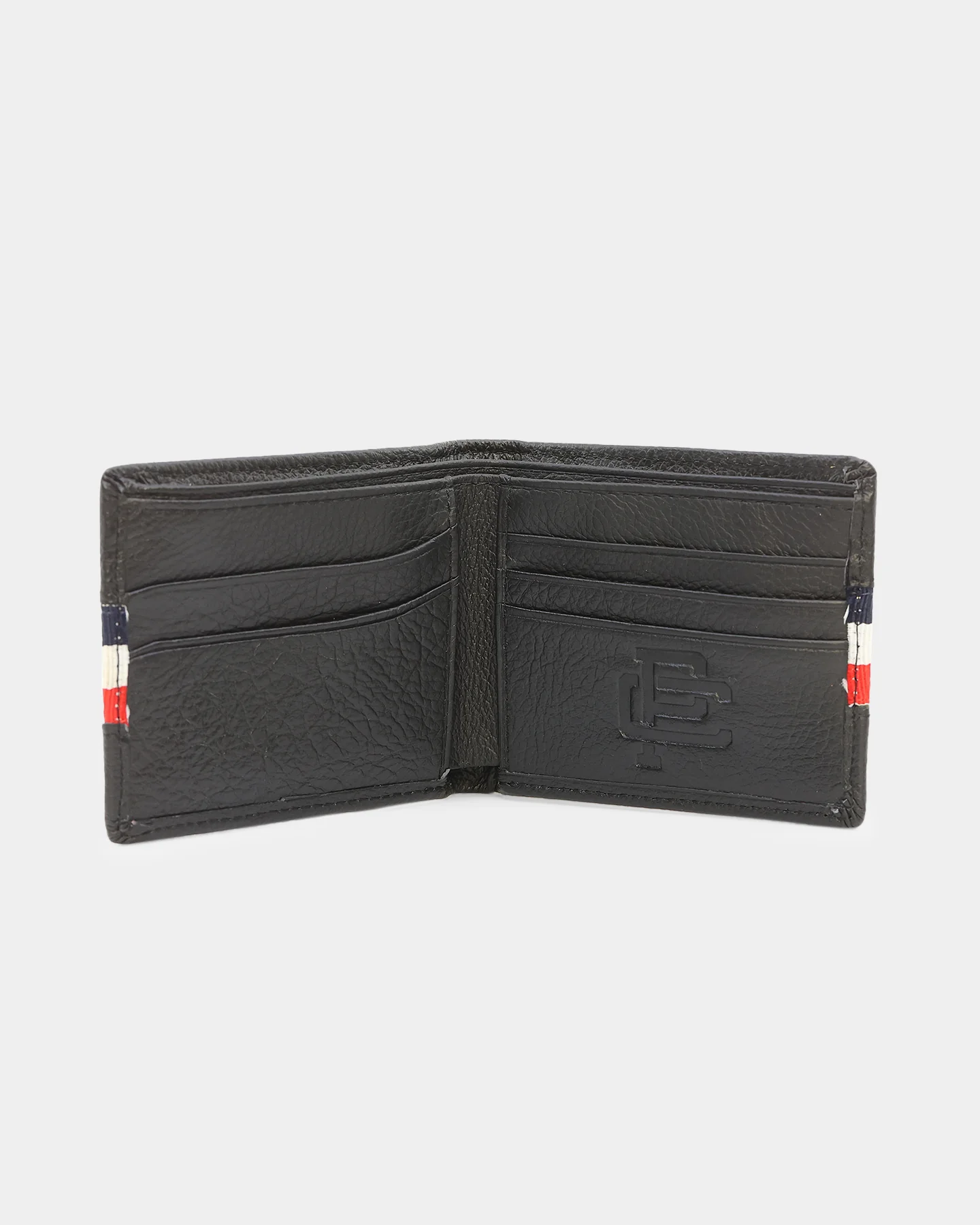 Carre Classic Wallet and Keychain Set Black/Red/White - Image 5