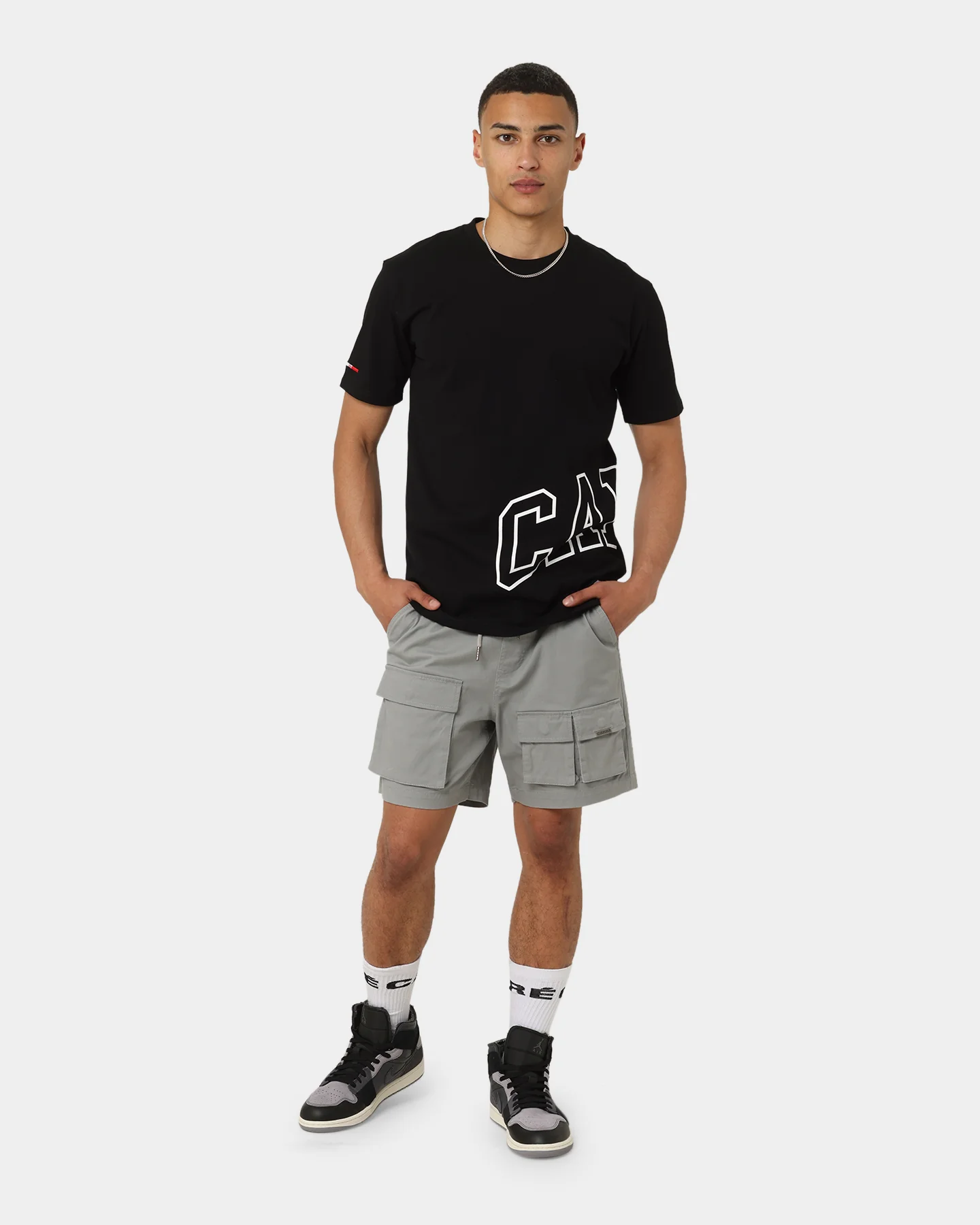 Carré Construct Cargo Shorts Grey - Image 2