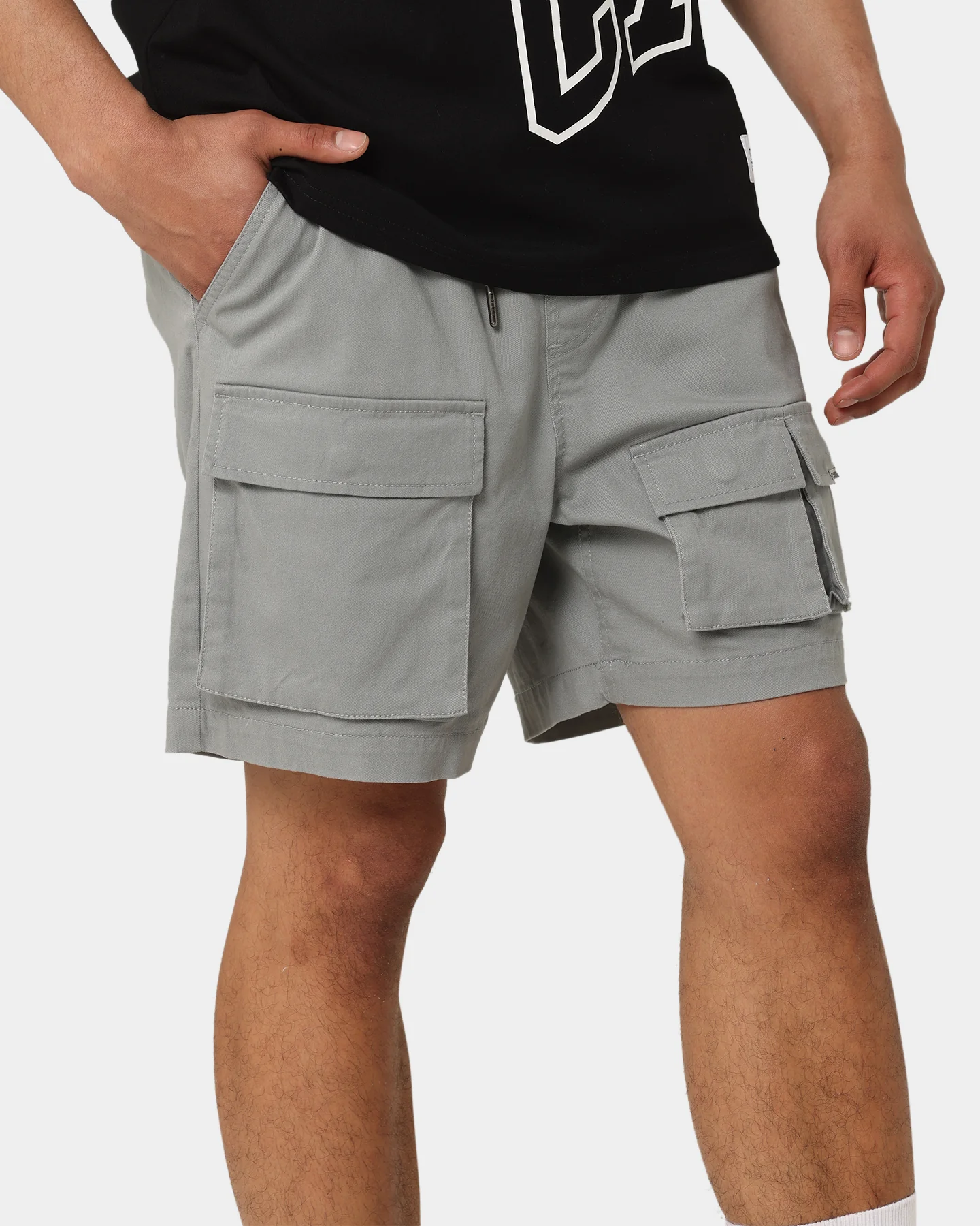 Carré Construct Cargo Shorts Grey - Image 3