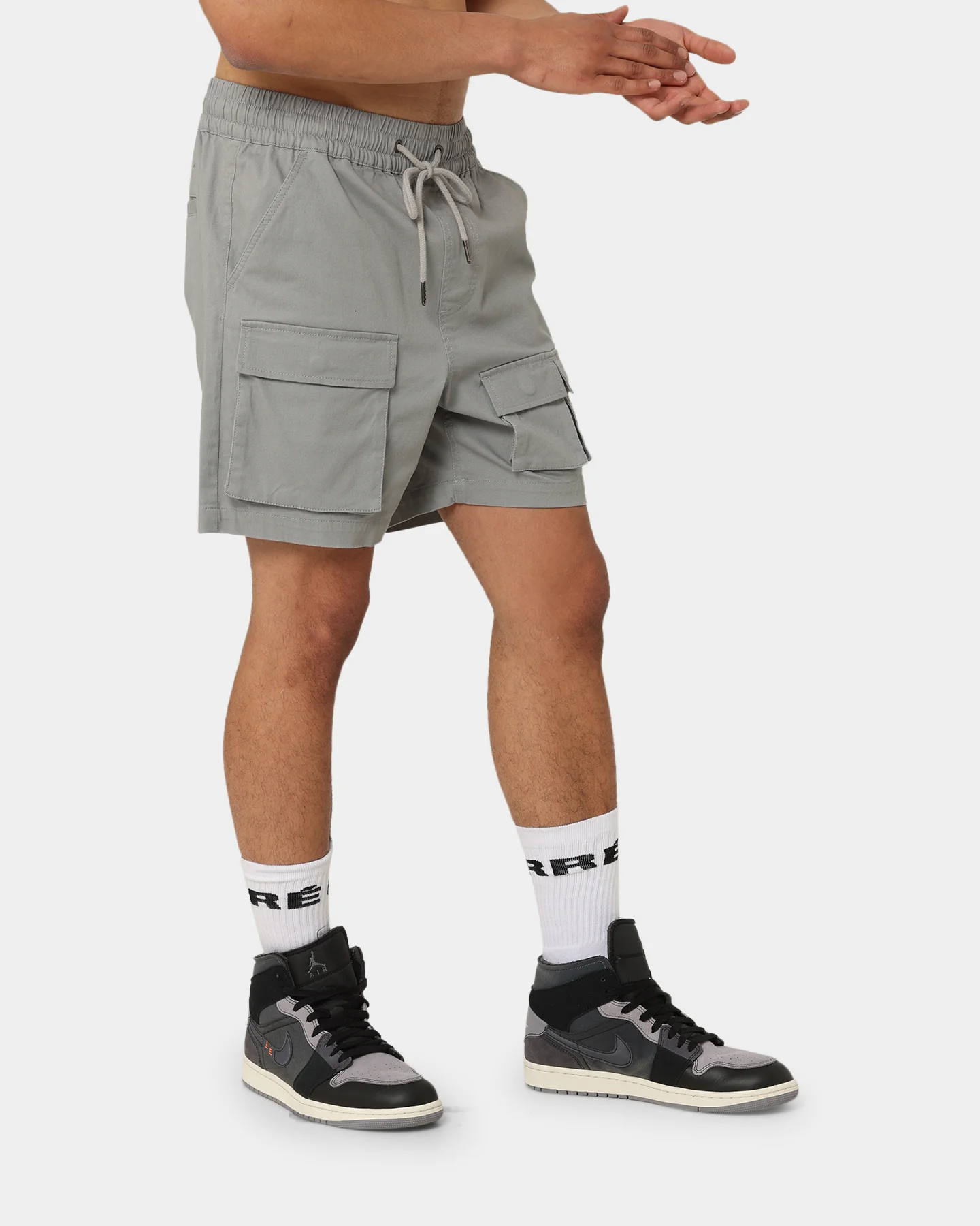 Carré Construct Cargo Shorts Grey - Image 5