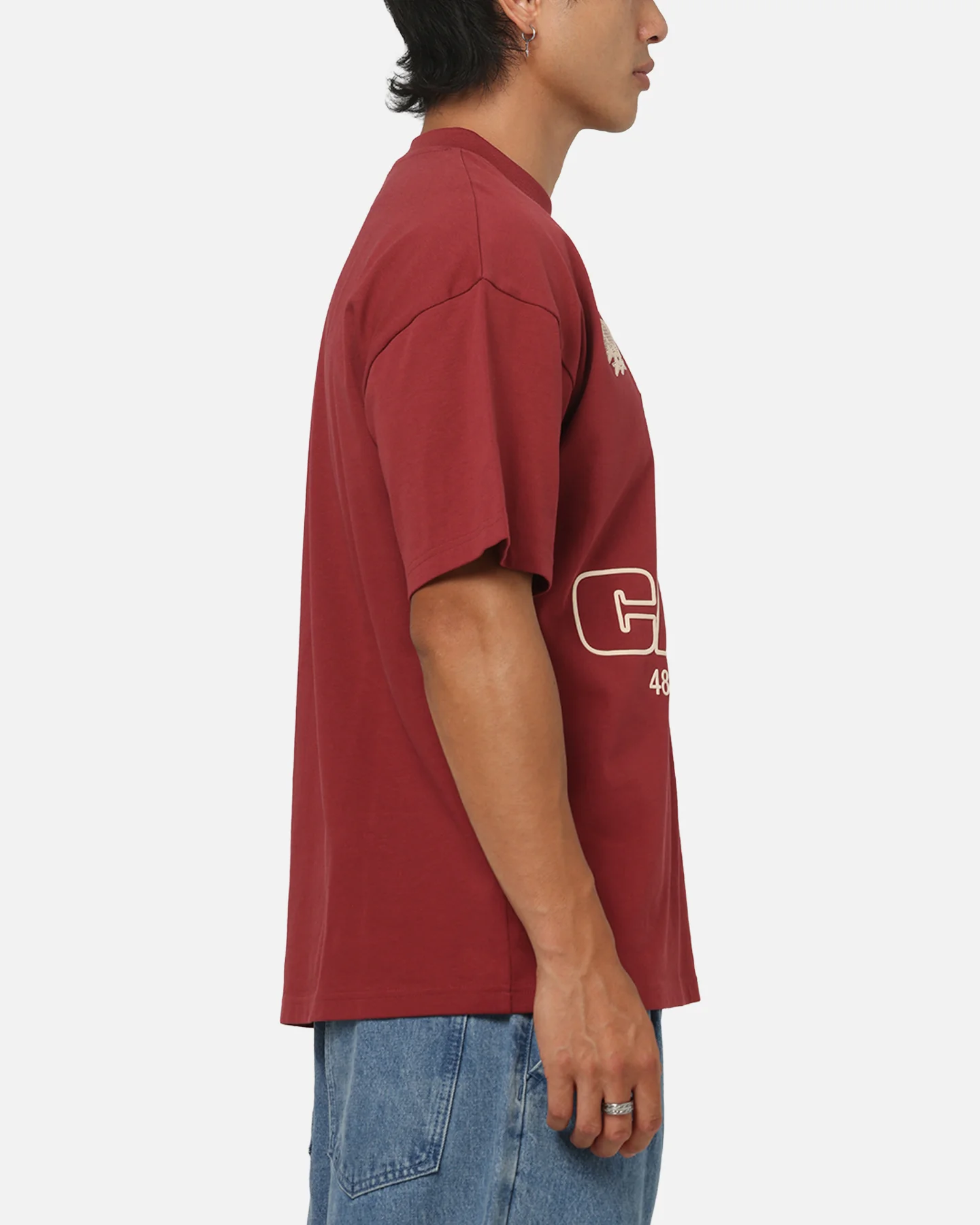 Carre Coordinates T-Shirt Maroon - Image 4
