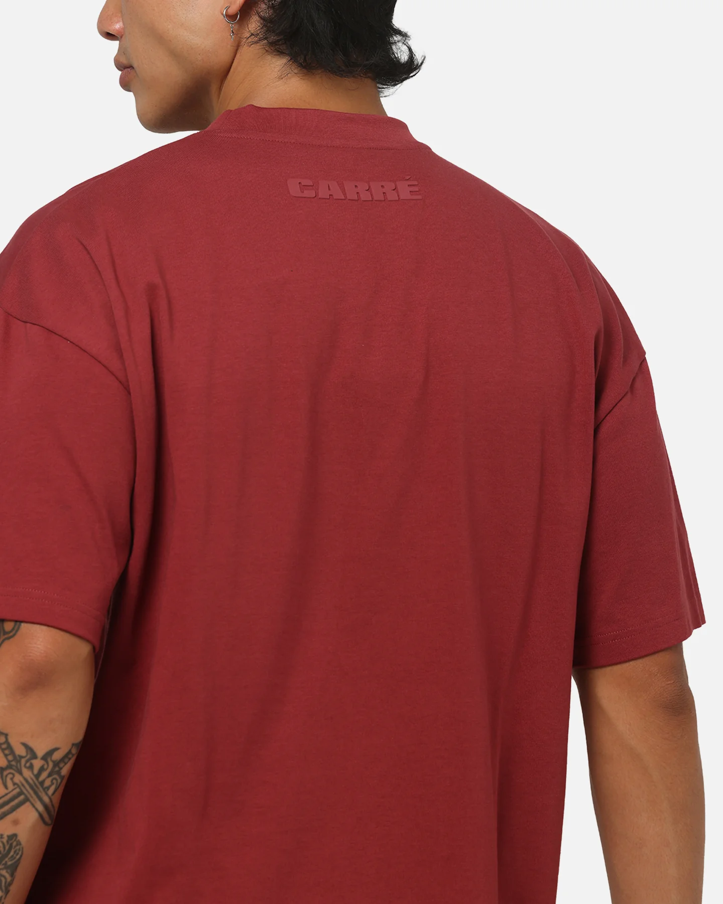 Carre Coordinates T-Shirt Maroon - Image 7