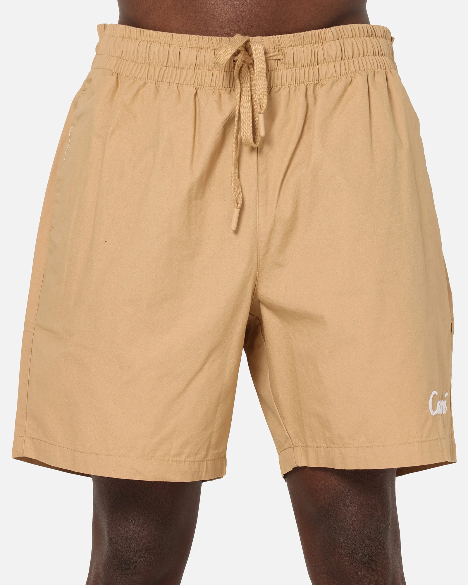 Carre Da Script Beach Shorts Tan - Image 7