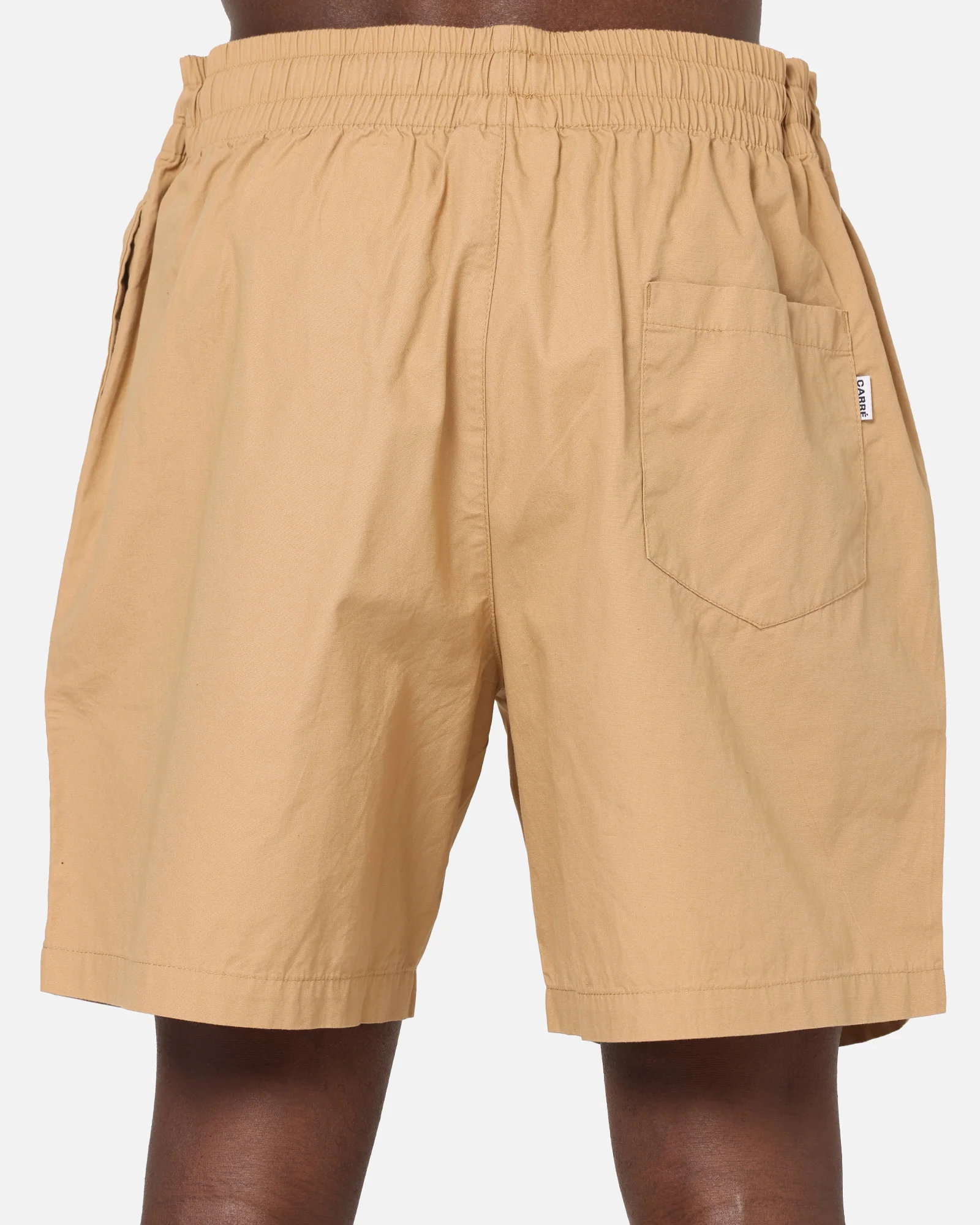 Carre Da Script Beach Shorts Tan - Image 8