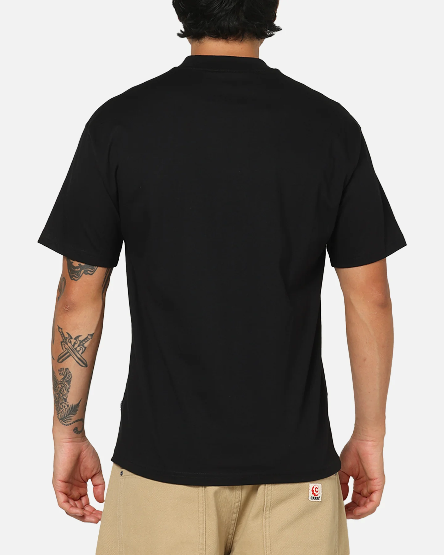 Carre Da Script T-Shirt Black - Image 3